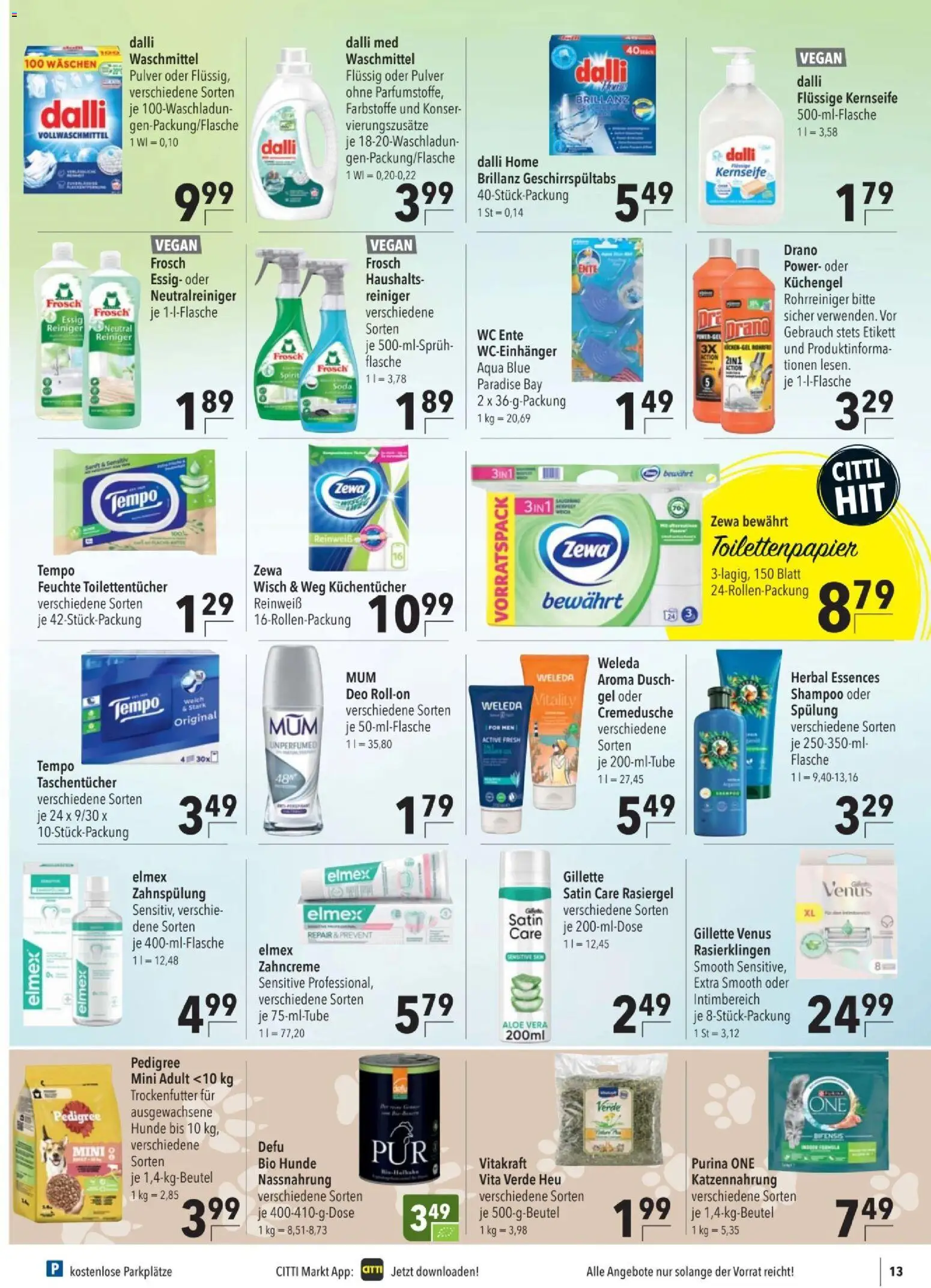 CITTI tilbudsavis – gyldig fra 07/10/2026 | Side: 15 | Produkter: Shampoo, Aloe Vera