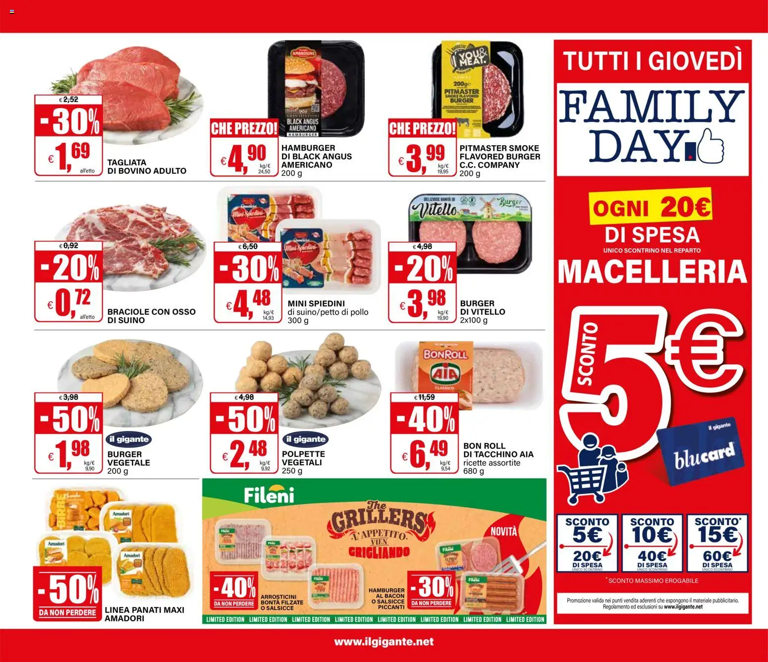 Volantino Il Gigante del 21.05.2026 | Pagina: 31 | Prodotti: Pollo, Suino, Hamburger, Polpette