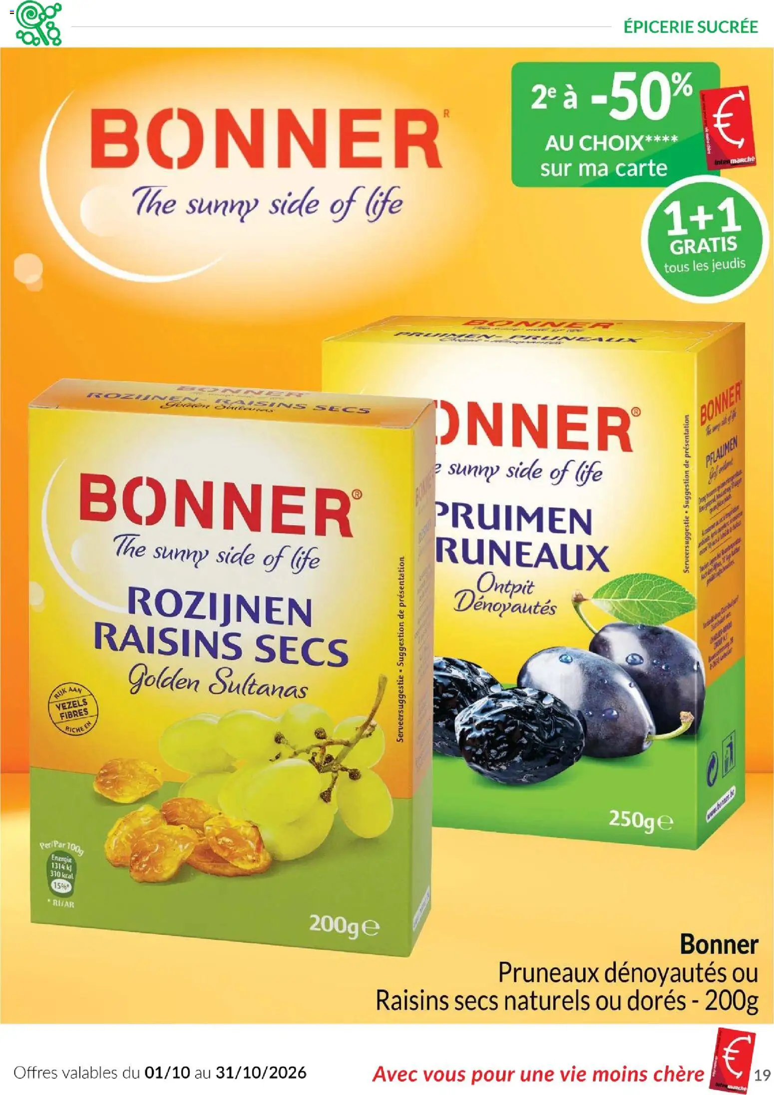 {H1} | Pagina: 19 | Producten: Rozijnen, Pruimen