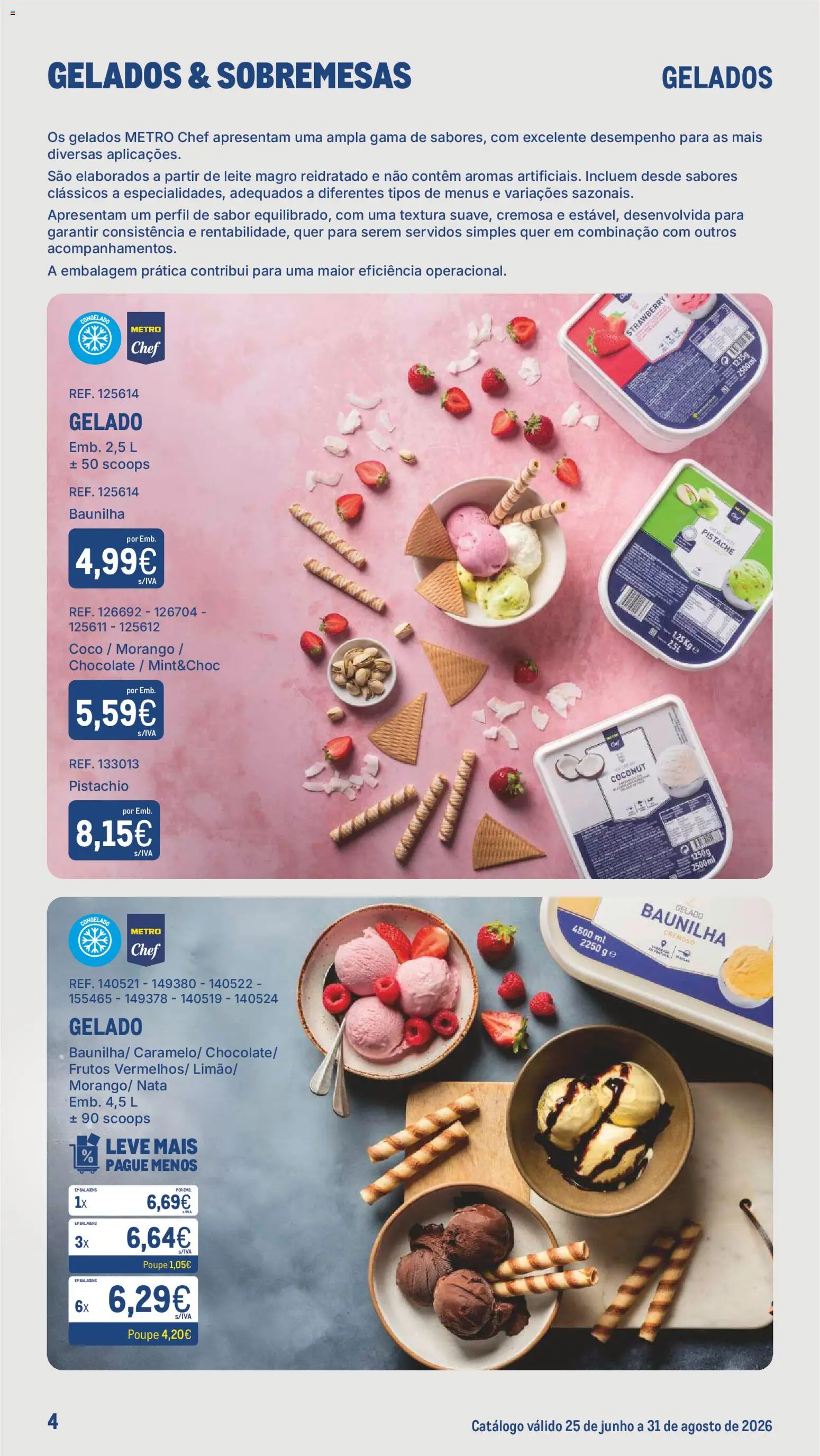 Makro Especial Gelados  Sobremesas │ válido de 25/06/2026 | Página: 4