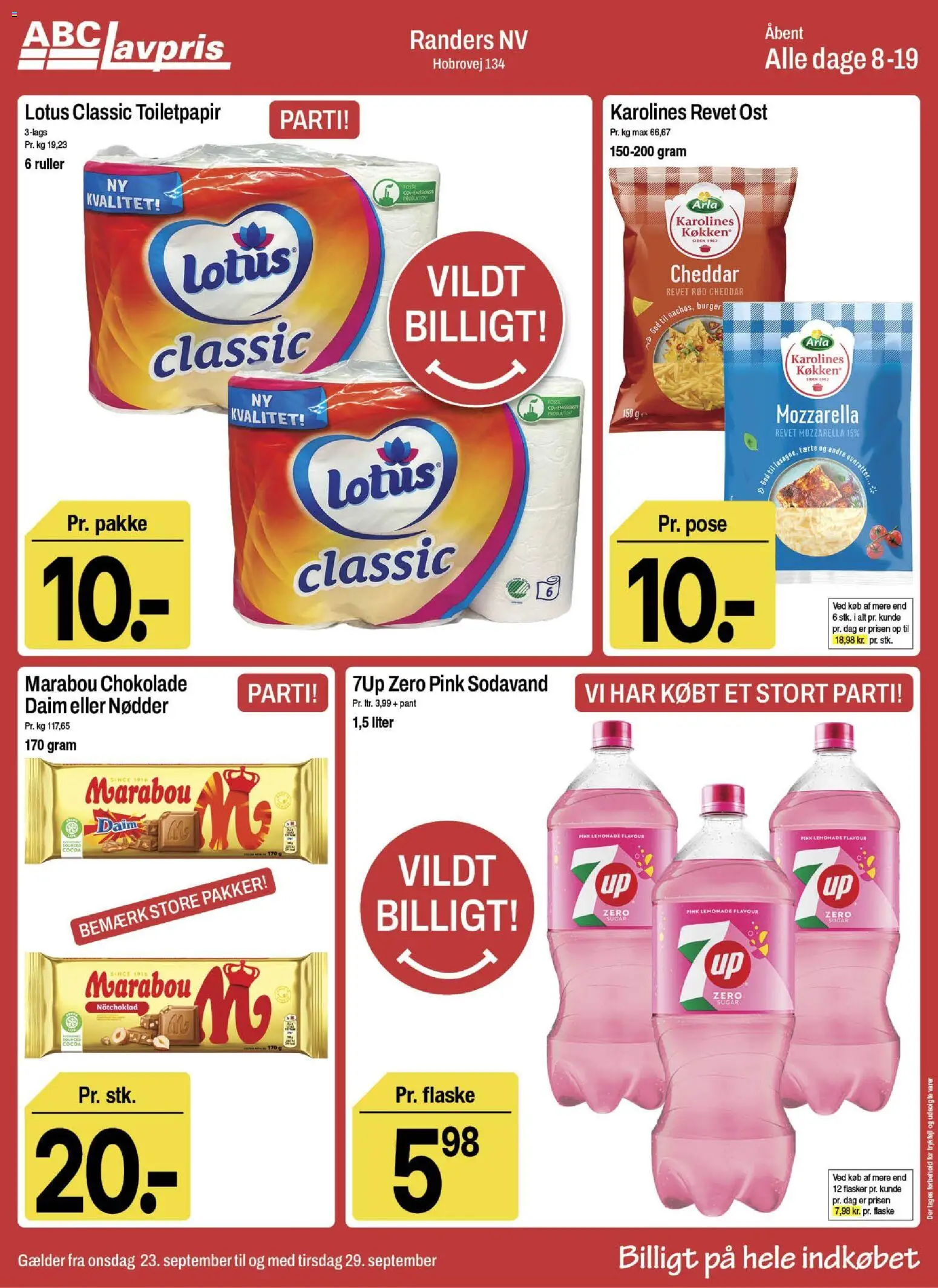 Abc Lavpris tilbudsavis – gyldig fra 23/09/2026 | Side: 1