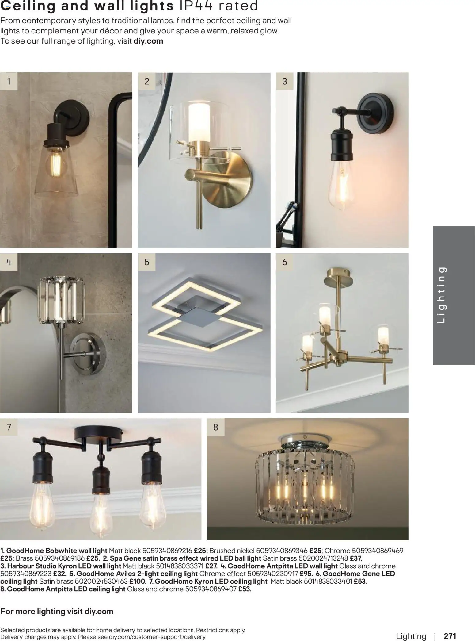 {H1} | Page: 272 | Products: Ceiling light, Lights, Lighting