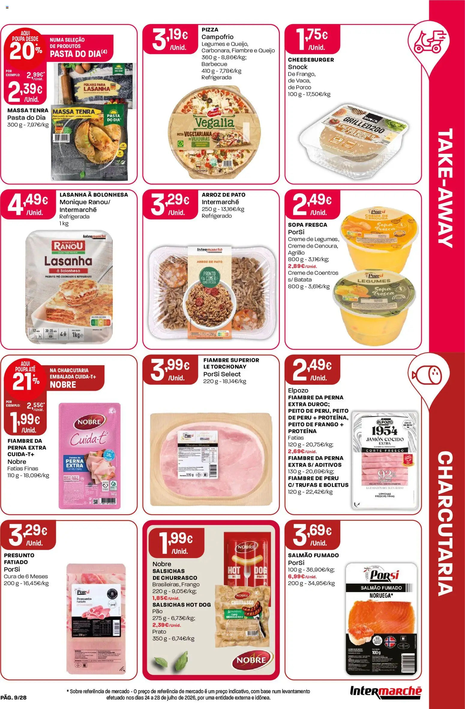 Intermarché Folheto Contact │ válido de 03/09/2026 | Página: 9 | Produtos: Fiambre, Peru, Pato, Agrião