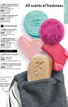 Preview of Oriflame - Offers valid from 08/07/2026 | Page: 127 | Products: Shower, Soap, Bag, Coconut
