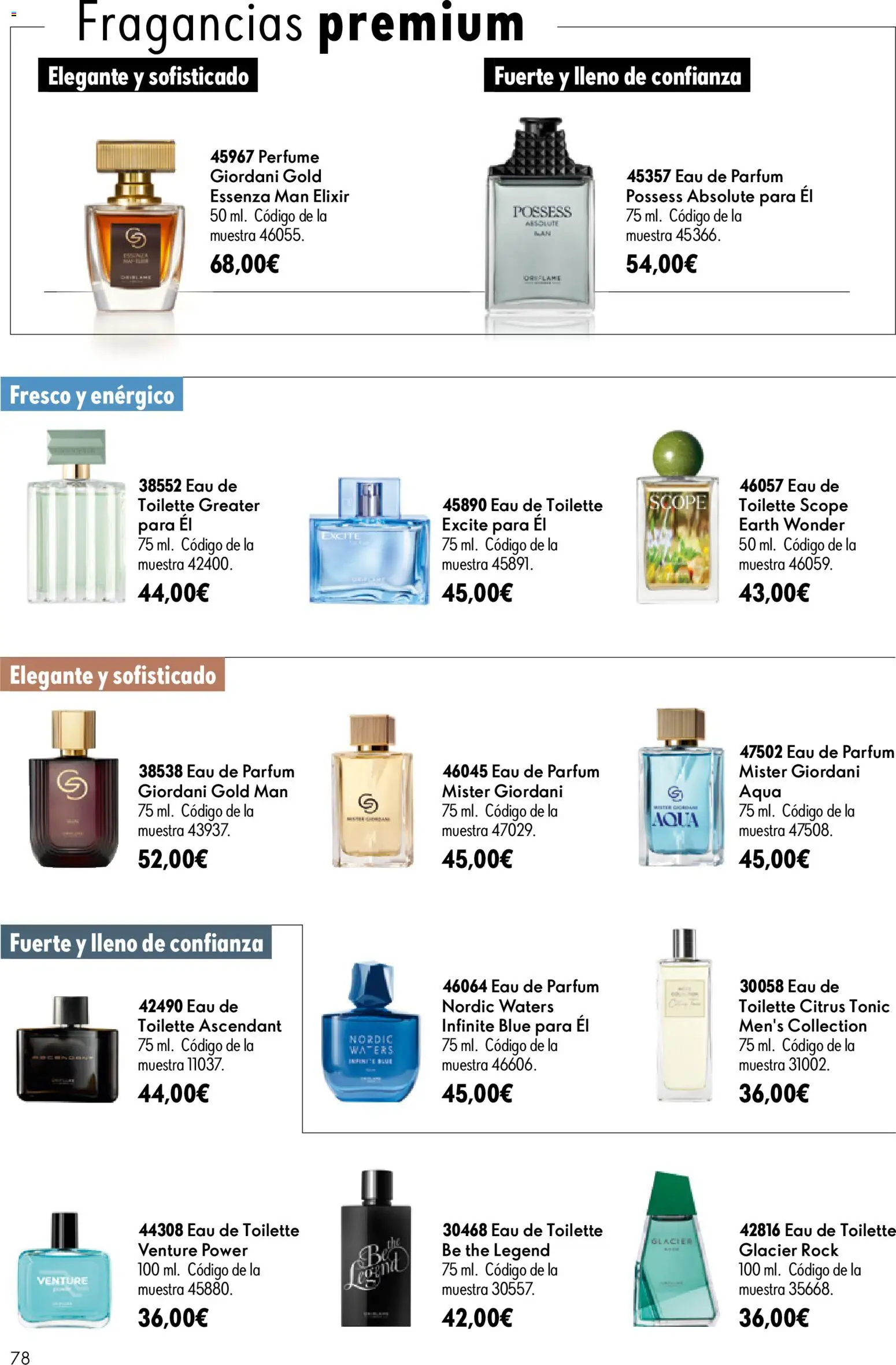 Oriflame - Catálogo Campaña 10 │ válido desde el 15/07/2026 | Página: 78