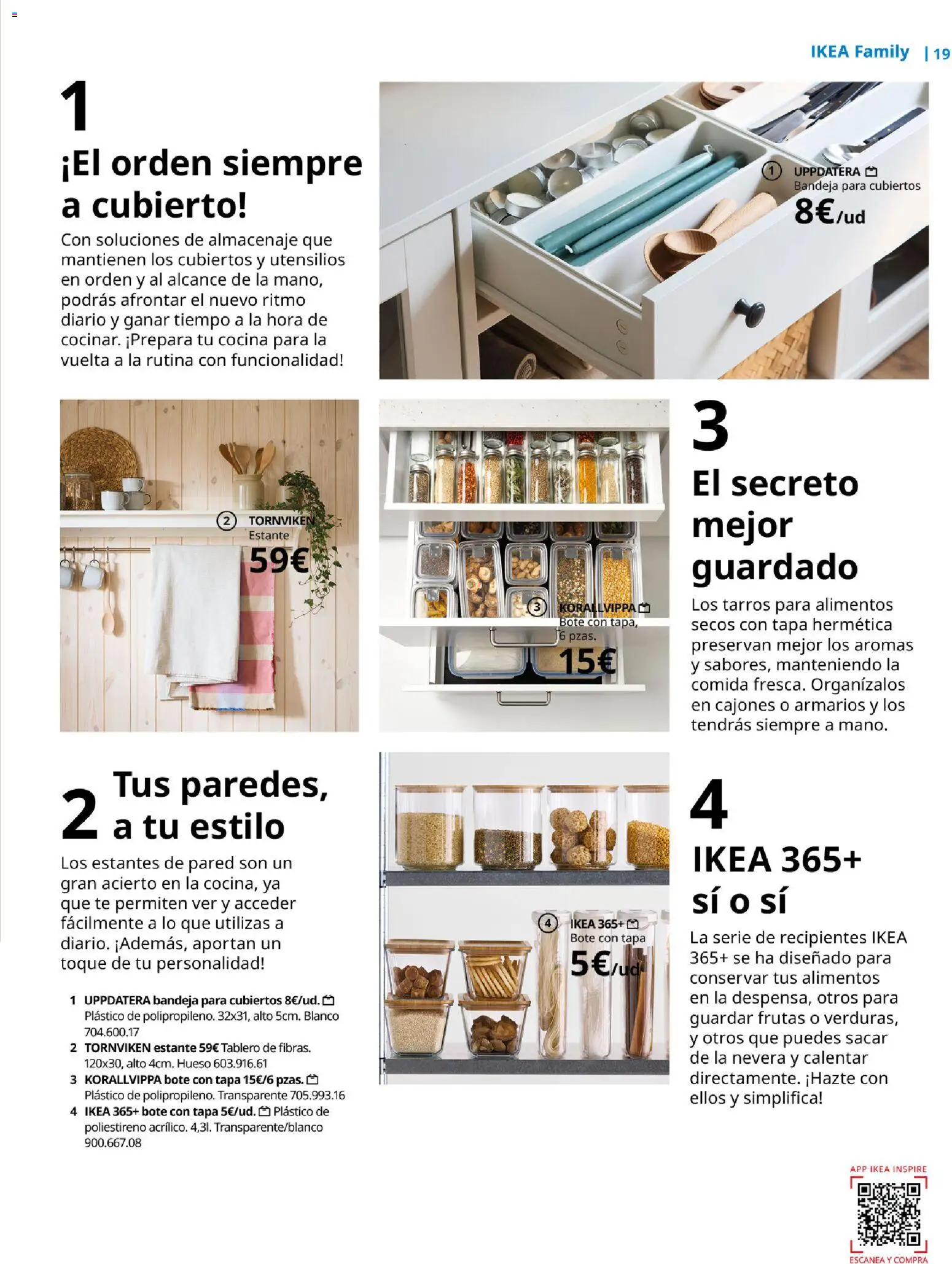 IKEA - IKEA Family Magazine │ válido desde el 01/07/2026 | Página: 19 | Productos: Té, Almacenaje, Bandeja, Estante