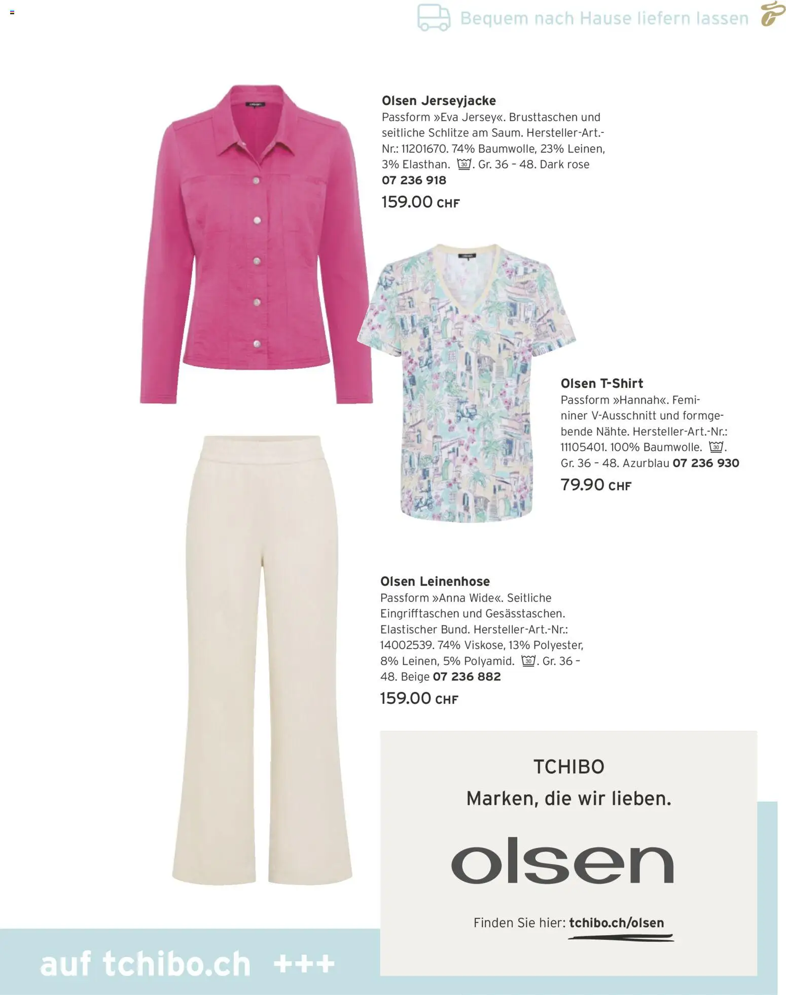 Tchibo aktionen – gültig ab 01.07.2026 | Seite: 33 | Produkte: Leinenhose