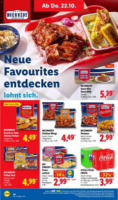 MCENNEDY Stuffed Crust Pizza, Versch. Sorten. Tiefgefroren. ab 19.10.2026 gültig | Seite: 64