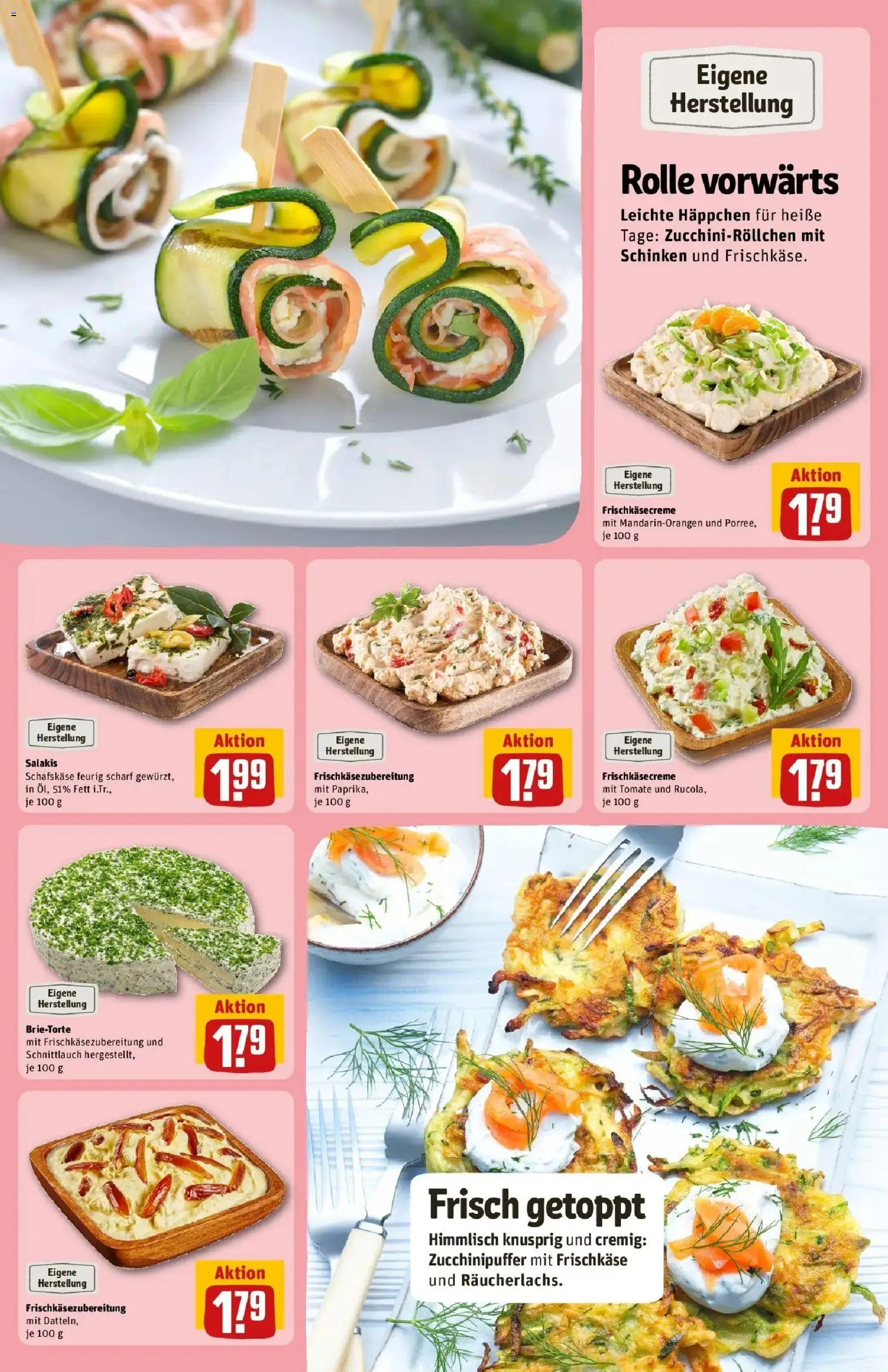 Rewe Prospekt Bonn / Beuel – gültig ab 27.07.2026 | Seite: 13 | Produkte: Salakis, Schinken, Frischkase, Schafskase