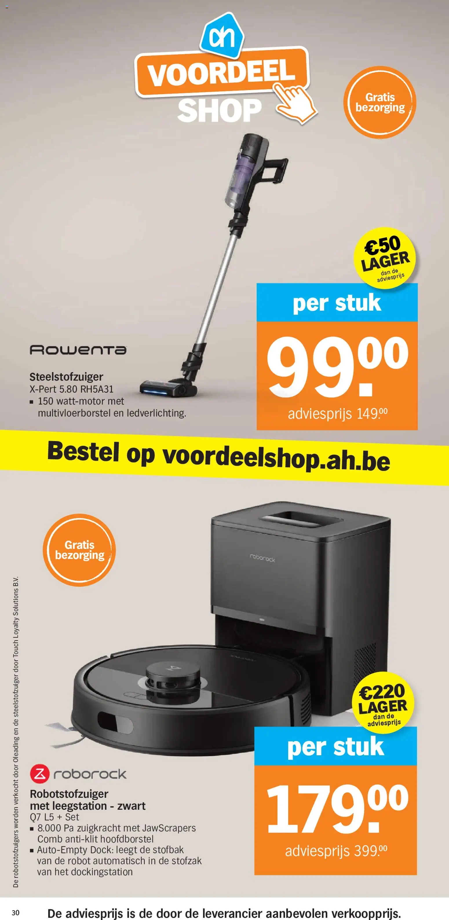 {H1} | Pagina: 30 | Producten: Steelstofzuiger, Robot