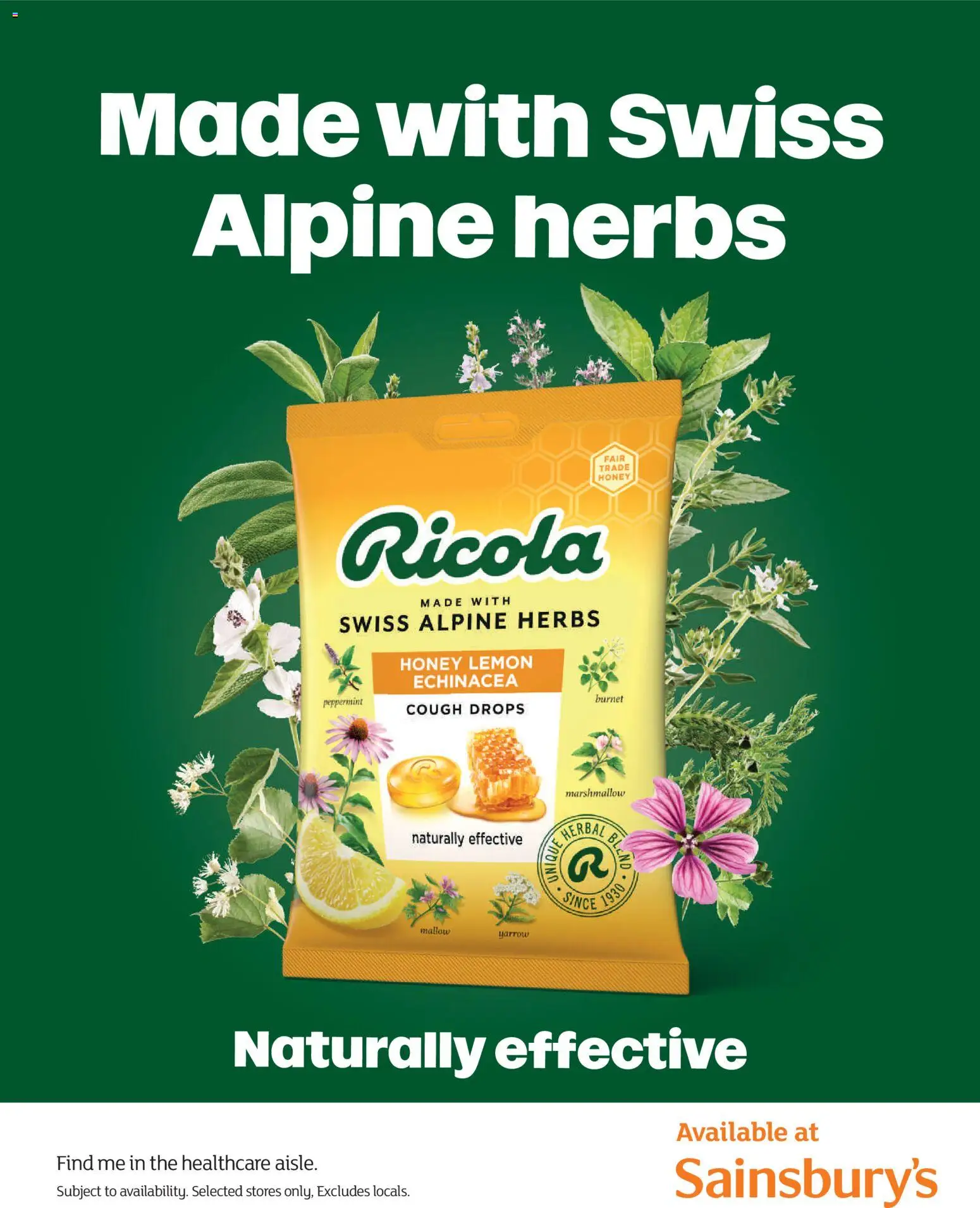 {H1} | Page: 139 | Products: Cough drops, Honey, Lemon, Herbs