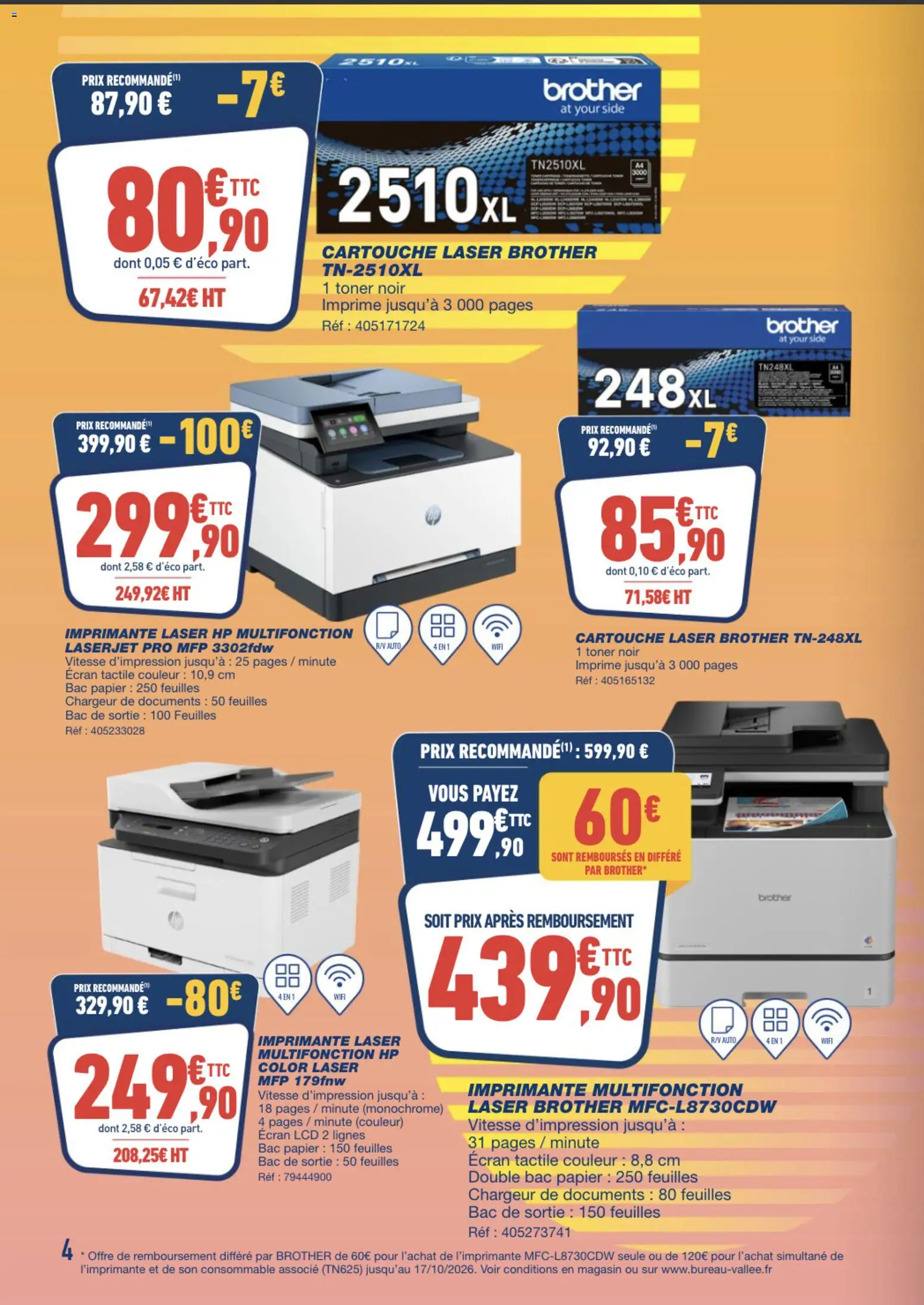 {H1} | Page: 4 | Produits: Toner, Imprimante multifonction, Imprimante laser, Cartouche