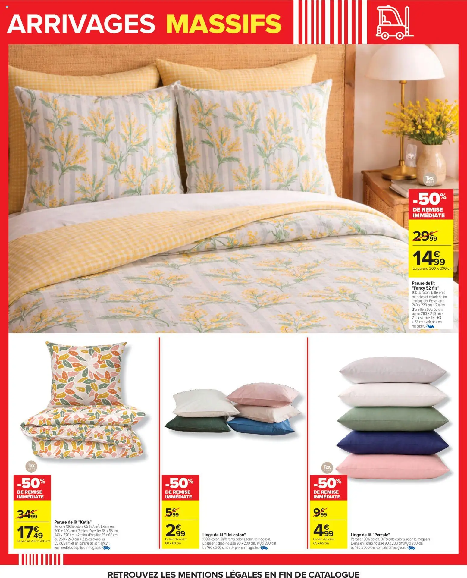 {H1} | Page: 9 | Produits: Taie d'oreiller, Coton, Parure de lit, Lit