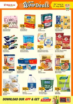 Preview of Westzone Supermarket catalogue wow deals valid from 26 Jun, 2026 | Page: 3 | Products: Vajcia, Hovězí maso, Котлон, Πούδρα