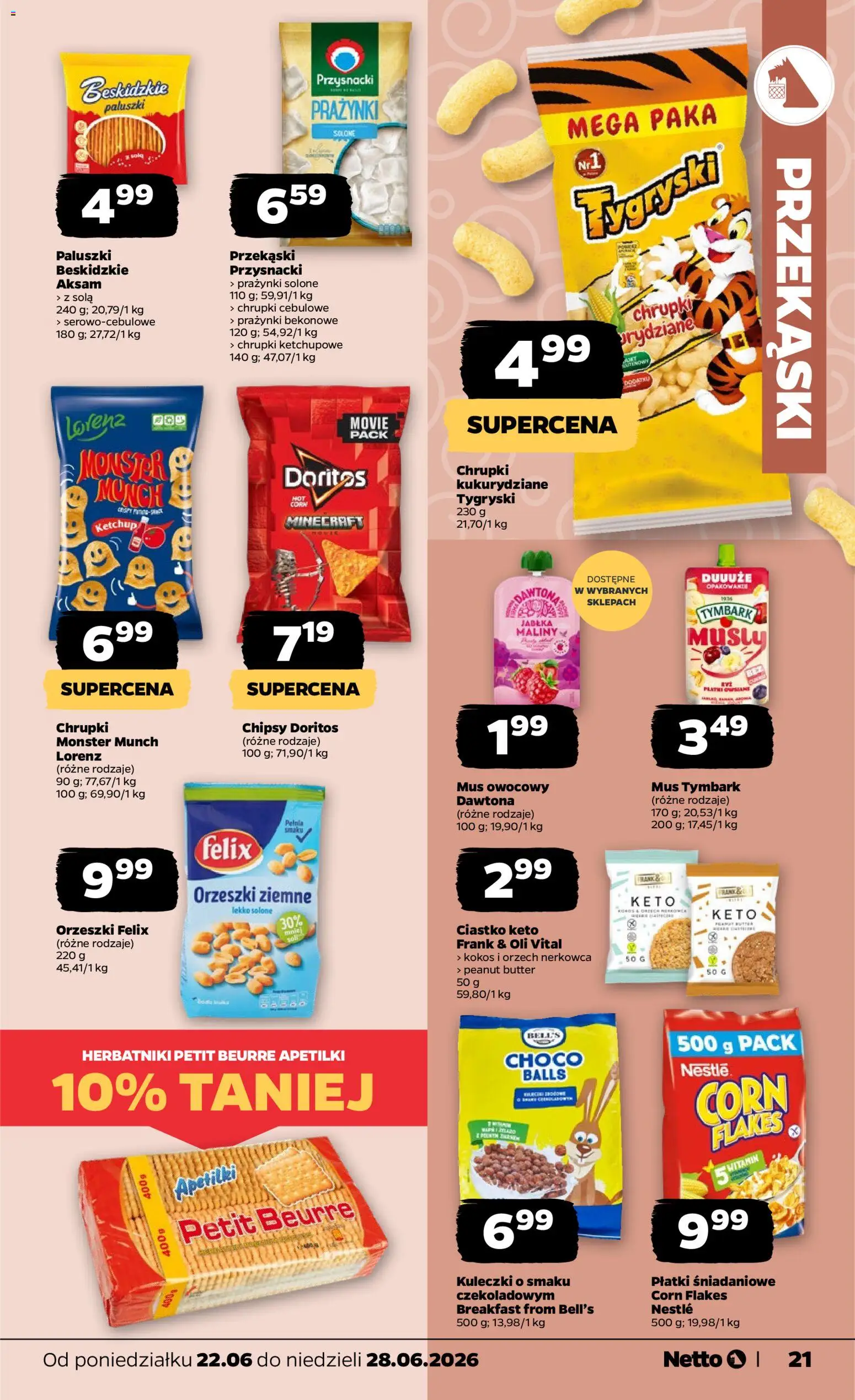 Netto gazetka od poniedziałku spożywcza od 22.06.2026 | Strona: 21