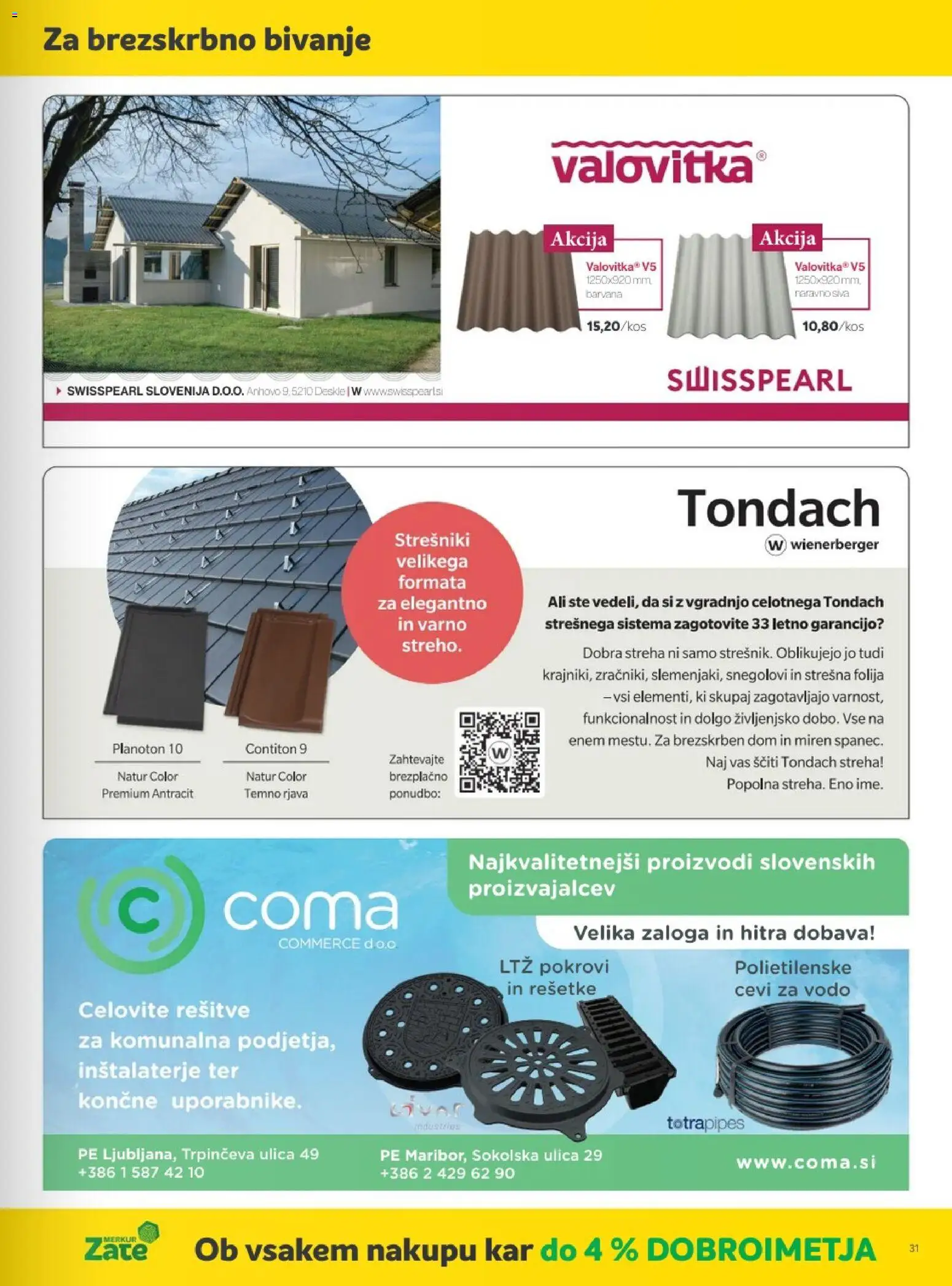 Novi Merkur katalog ponudbe – veljaven od 06.05.2026 | Stran: 31 | Izdelki: Folija