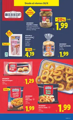 Vista previa MCENNEDY Maxi pan burguer, 300 g válido desde el 22/06/2026 | Página: 33