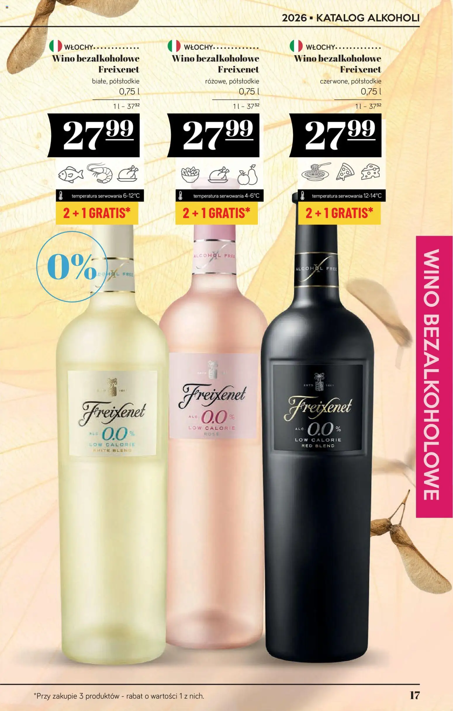 POLOmarket katalog - Alkoholi od 22.10.2026 | Strona: 17 | Produkty: Bezalkoholowe wino, Wino bezalkoholowe, Wino