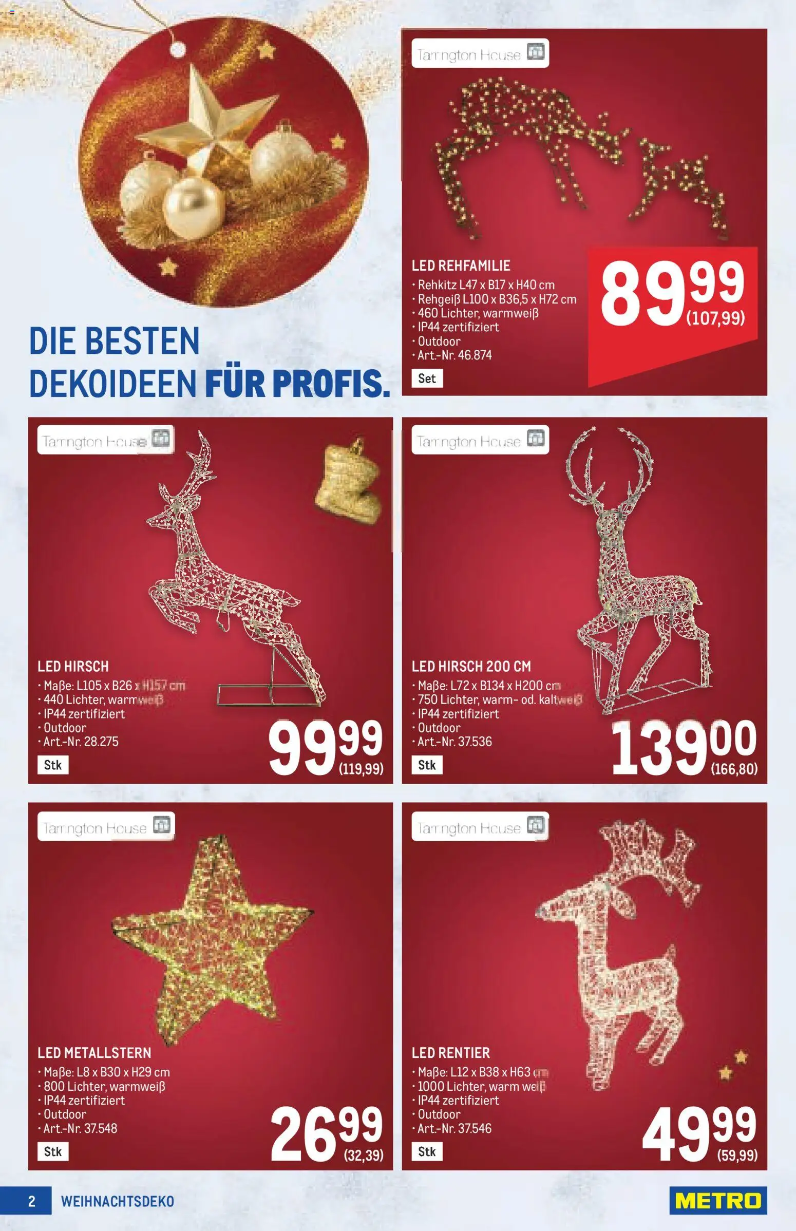 Metro angebote Weihnachtsdeko gültig ab 15.10.2026 | Seite: 2