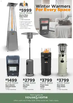 House and Home specials catalogue – valid from 11.05.2026