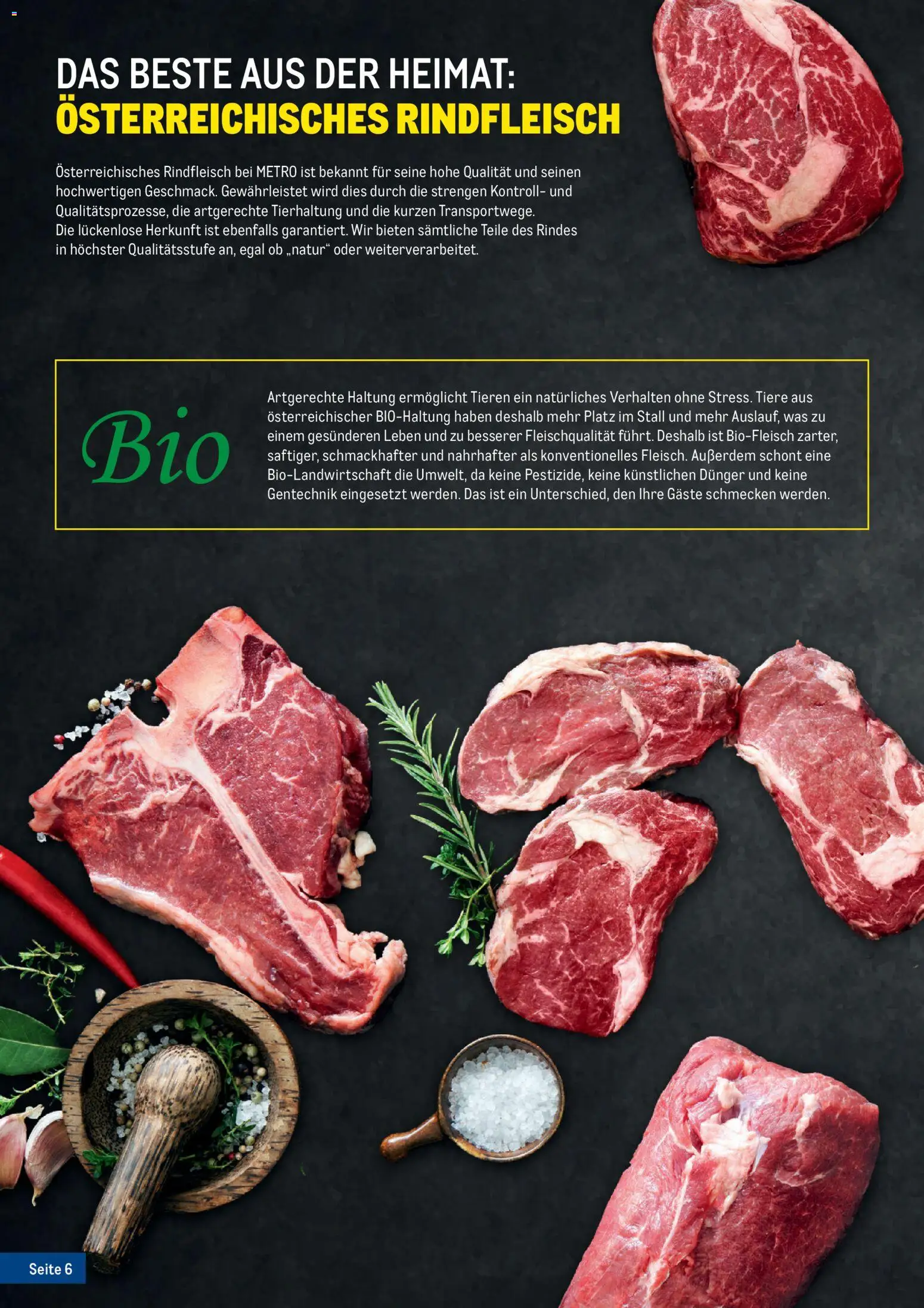 Metro Fleischkatalog gültig ab 20.02.2026 | Seite: 6 | Produkte: Rindfleisch