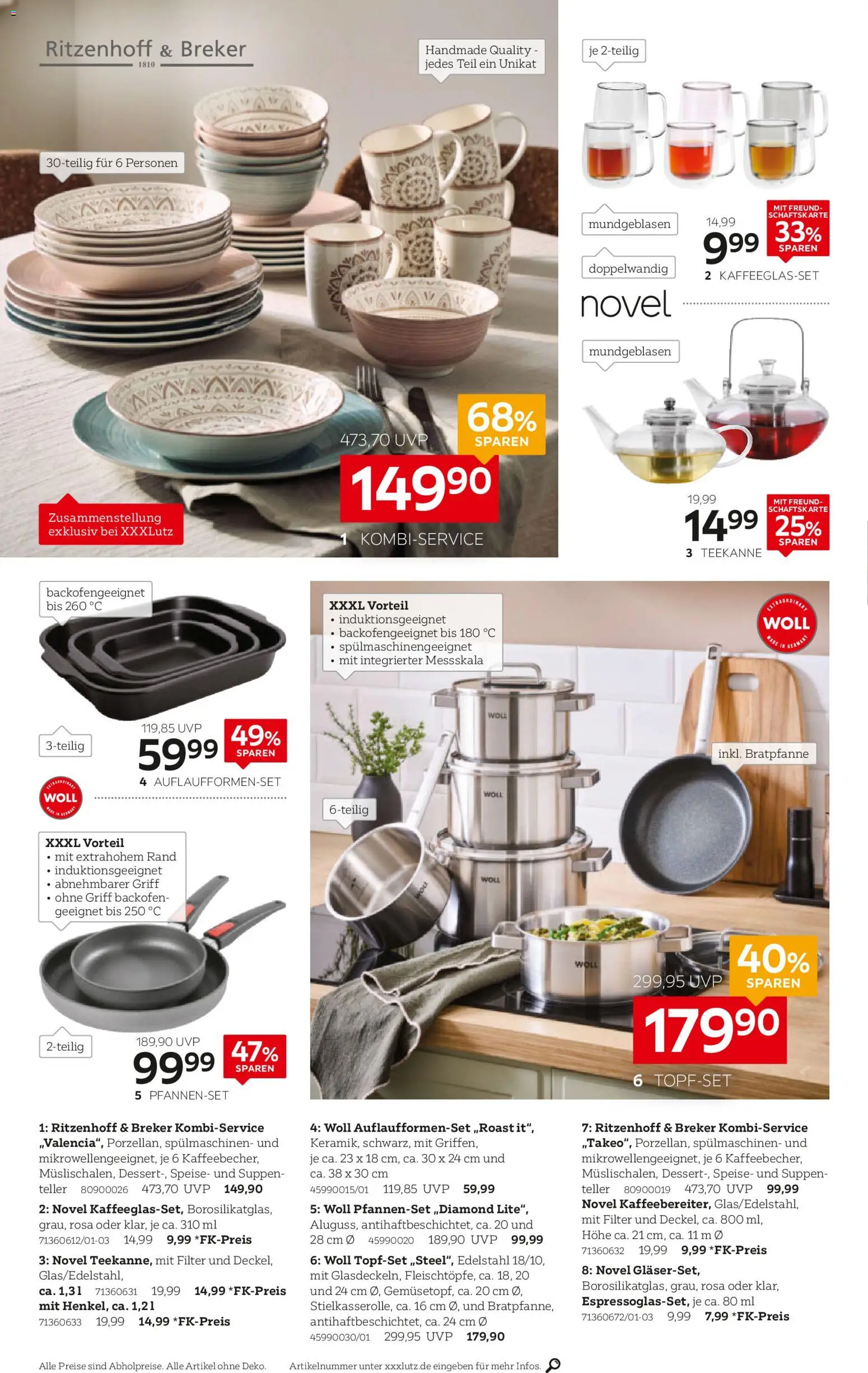 XXXLutz Haushalt & Wohnaccessoires – gültig ab 10.10.2026 | Seite: 6 | Produkte: Teekanne, Backofen