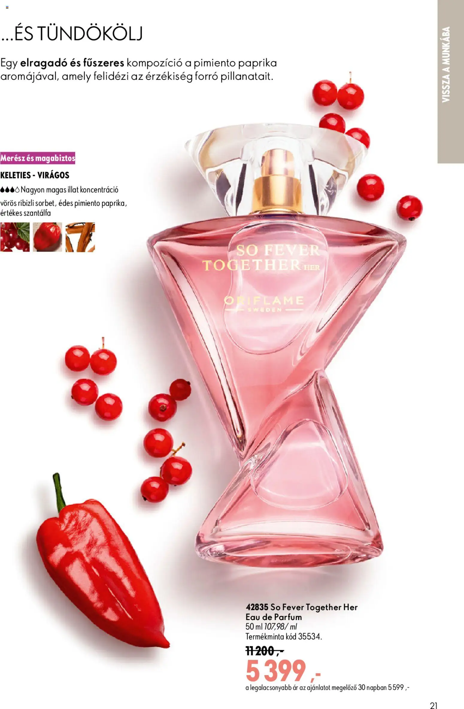 Oriflame akciós ujság - amely érvényes a következő dátumtól: 2026.08.19. | Oldal: 21 | Termékek: Parfüm, Só