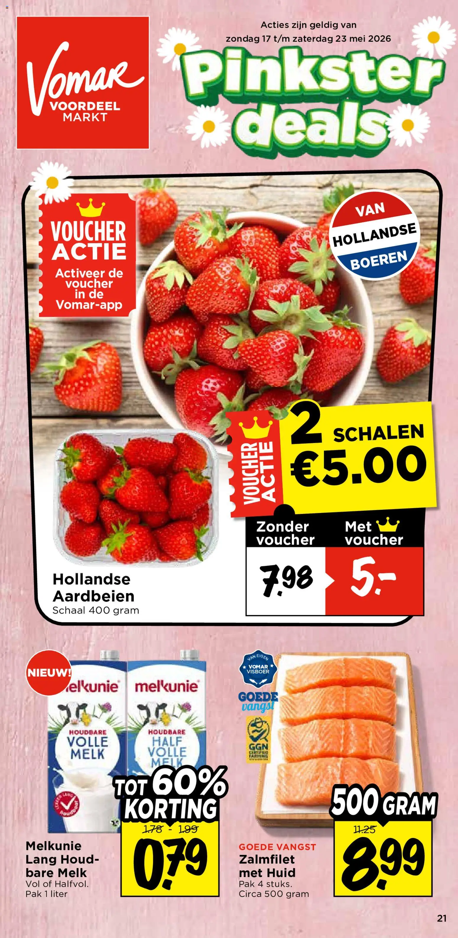 {H1} | Pagina: 1 | Producten: Melk, Aardbeien, Schaal