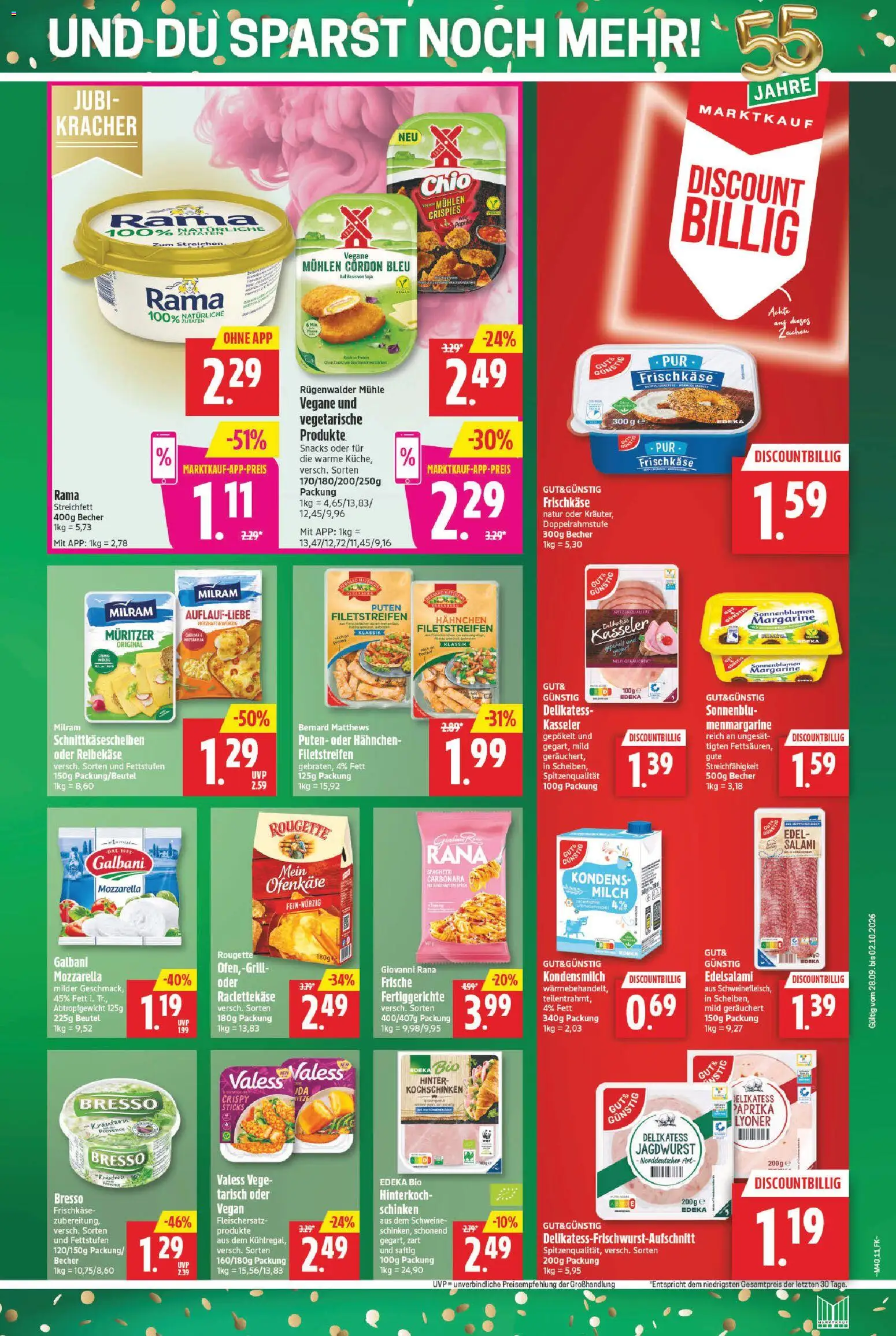 Marktkauf Prospekt – gültig ab 28.09.2026 | Seite: 11 | Produkte: Grill, Mühle, Mozzarella, Salami