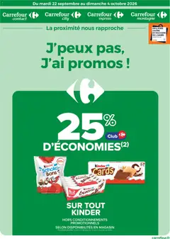 Carrefour City - Prévisualisation de Carrefour City catalogue valide à partir de 22/09/2026