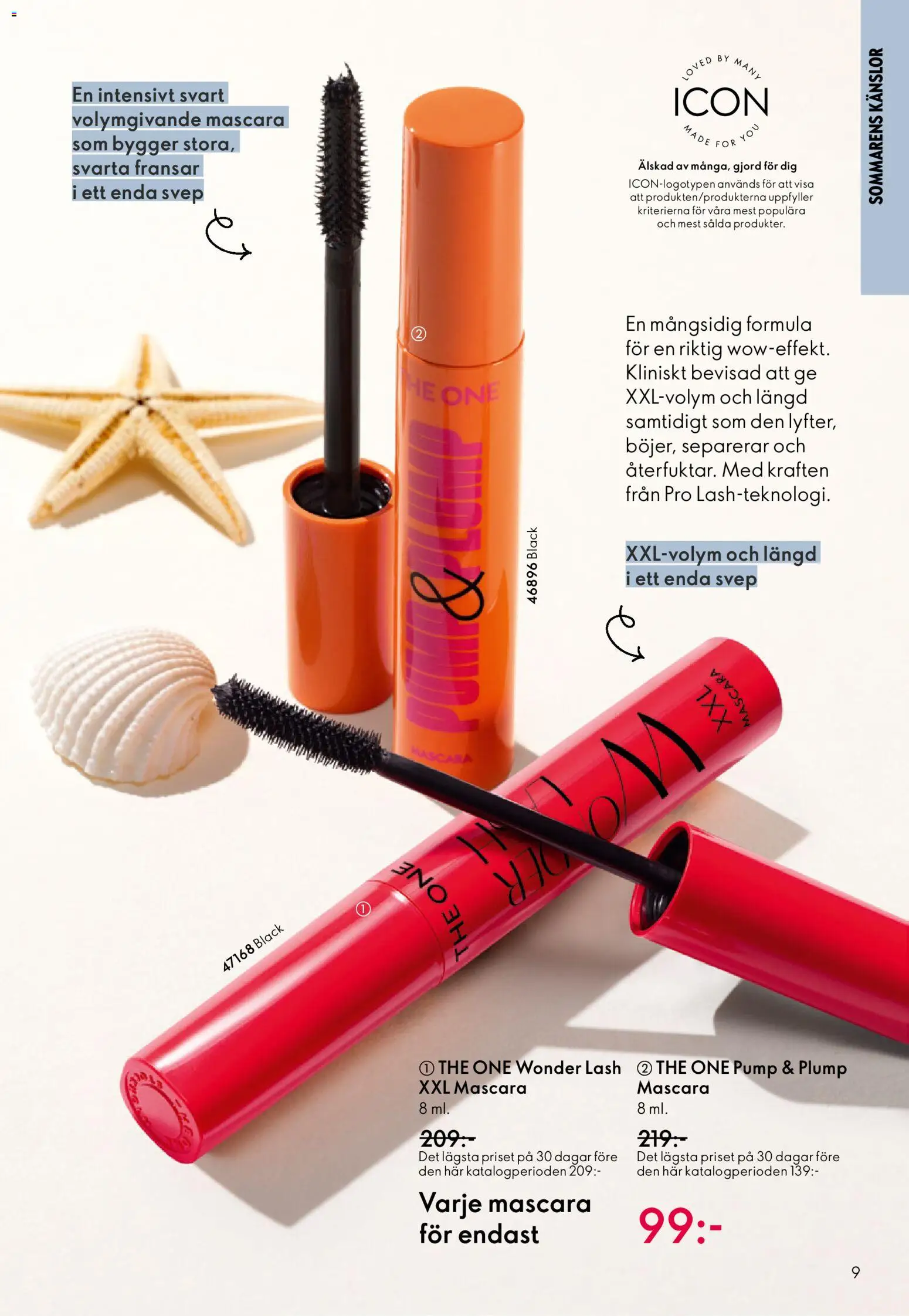 Oriflame reklamblad aktuell från 03.06.2026 | Sida: 9 | Produkter: Mascara, Pump