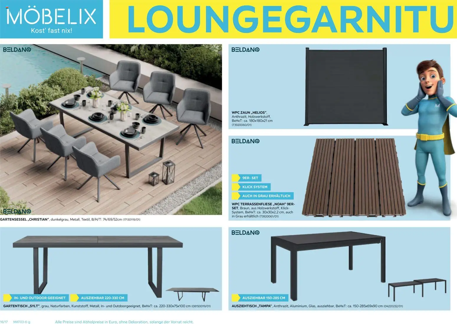 Möbelix Gartenmöbel gültig ab 16.03.2026 | Seite: 16
