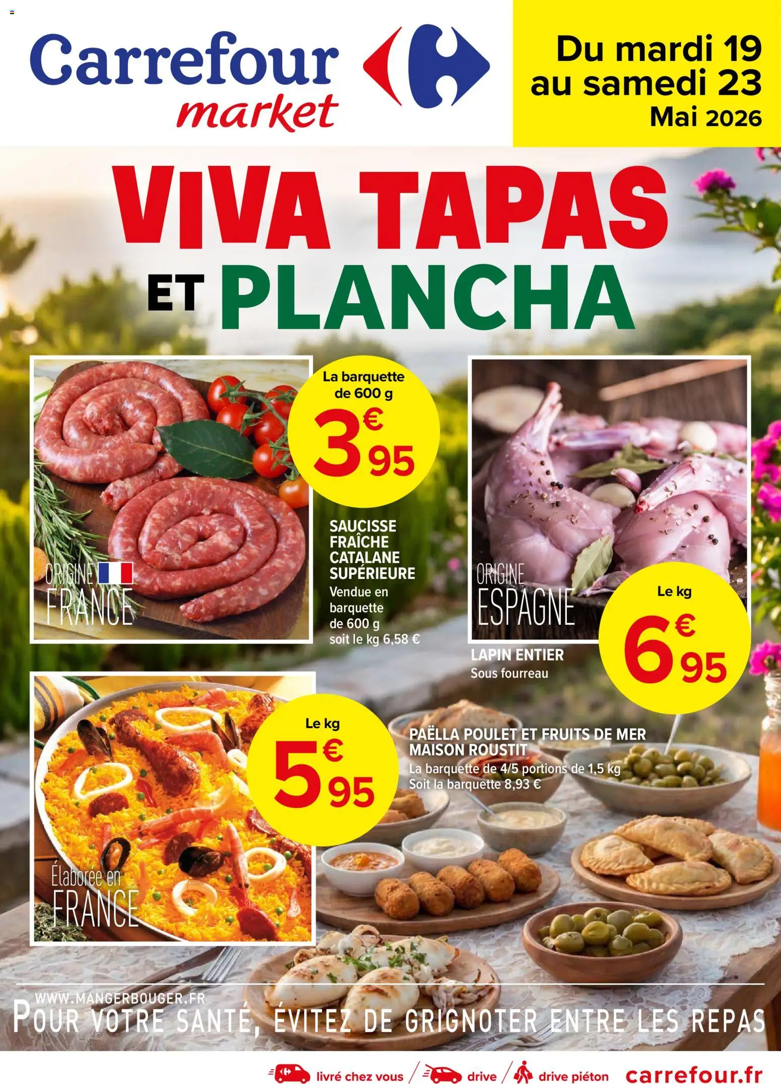 {H1} | Page: 1 | Produits: Plancha, Lapin, Saucisse, Livre