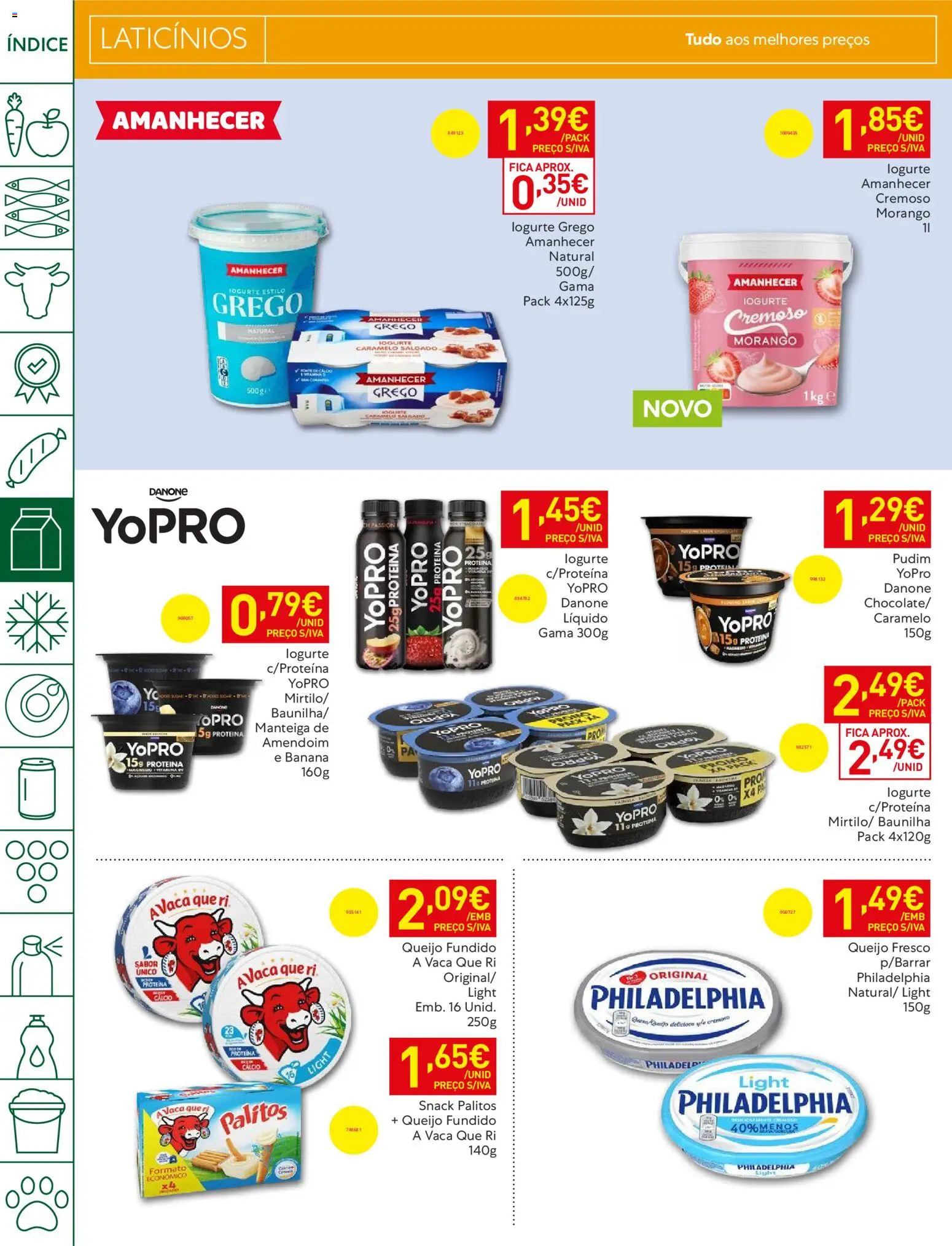 Recheio folheto │ válido de 19.05.2026 | Página: 16 | Produtos: Banana, Pudim, Cálcio, Iogurte