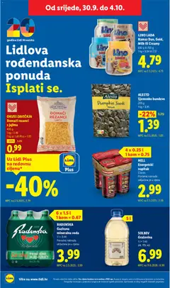Lidl Katalog - Pregled kataloga iz trgovine Lidl, vrijedi od 28.09.2026 | Stranica: 60