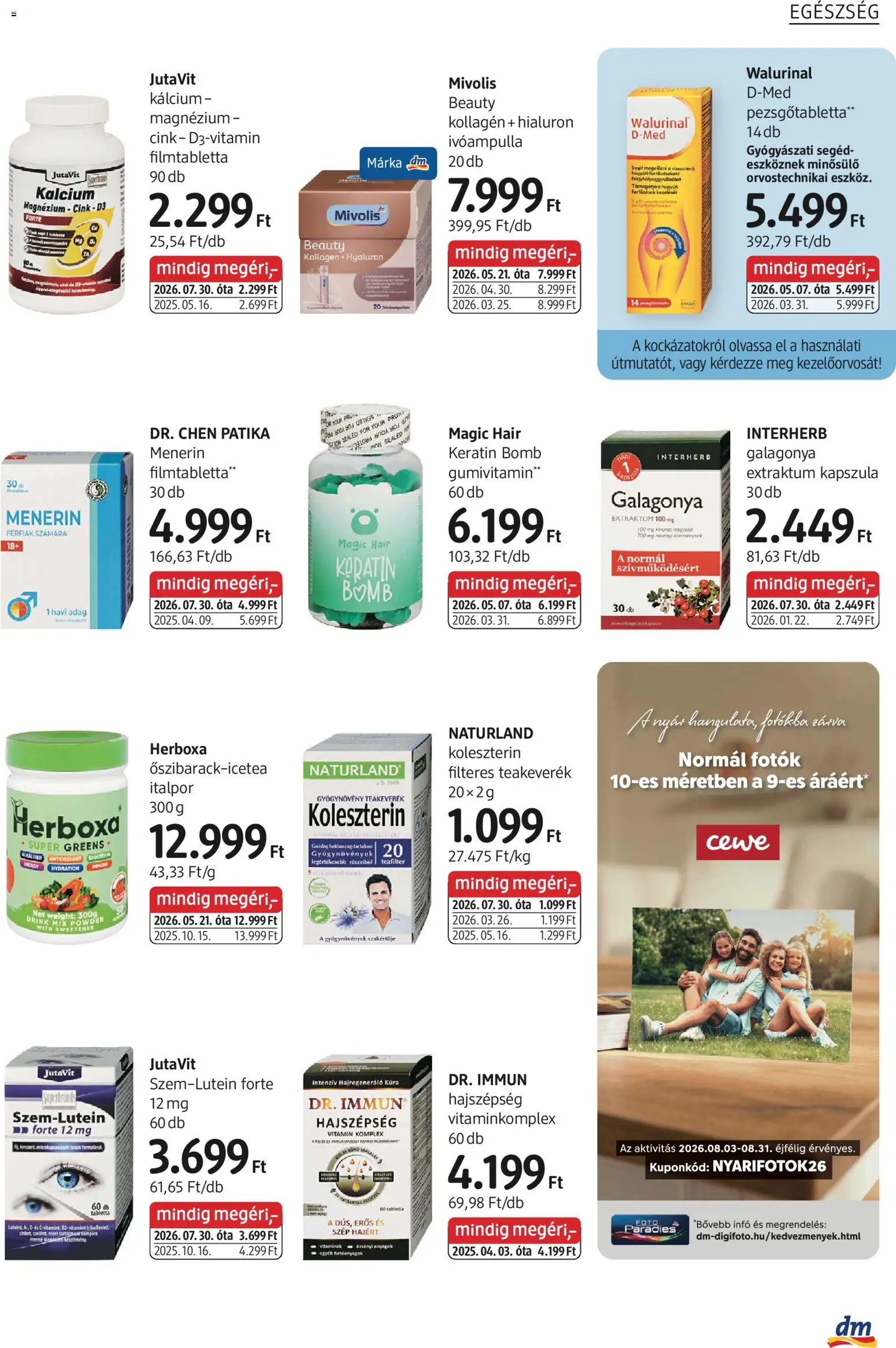 DM Drogerie Markt akciós ujság - amely érvényes a következő dátumtól: 2026.07.30. | Oldal: 17