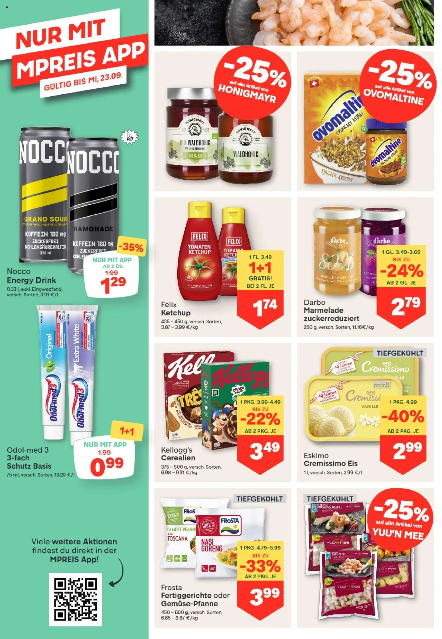 MPREIS Hohenems gültig ab 17.09.2026 | Seite: 8 | Produkte: Ketchup, Gemüse, Fertiggerichte, Tomaten