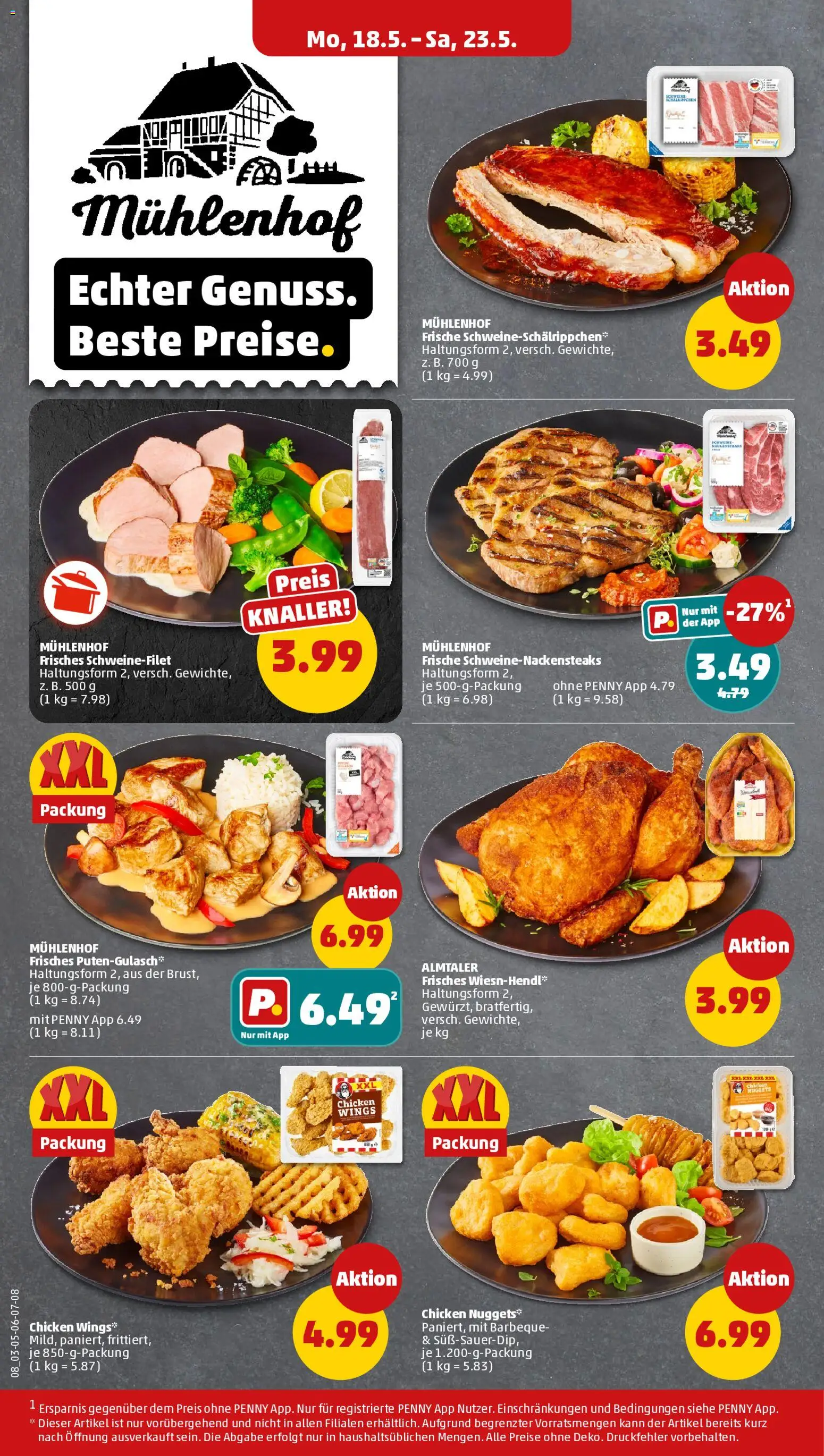 Penny Prospekt 	 – gültig ab 18.05.2026 | Seite: 10 | Produkte: Schweinefilet