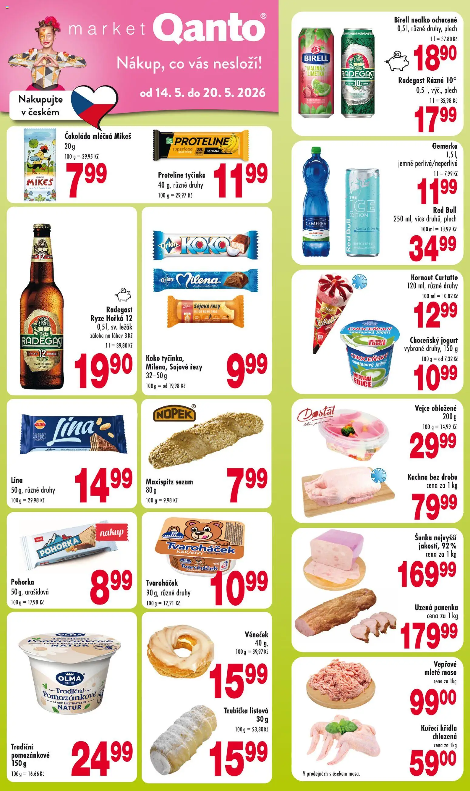 Astur & Qanto leták od 14.05.2026 | Strana: 1 | Produkty: Vejce, Gemerka, Kuřecí Křídla, Kachna