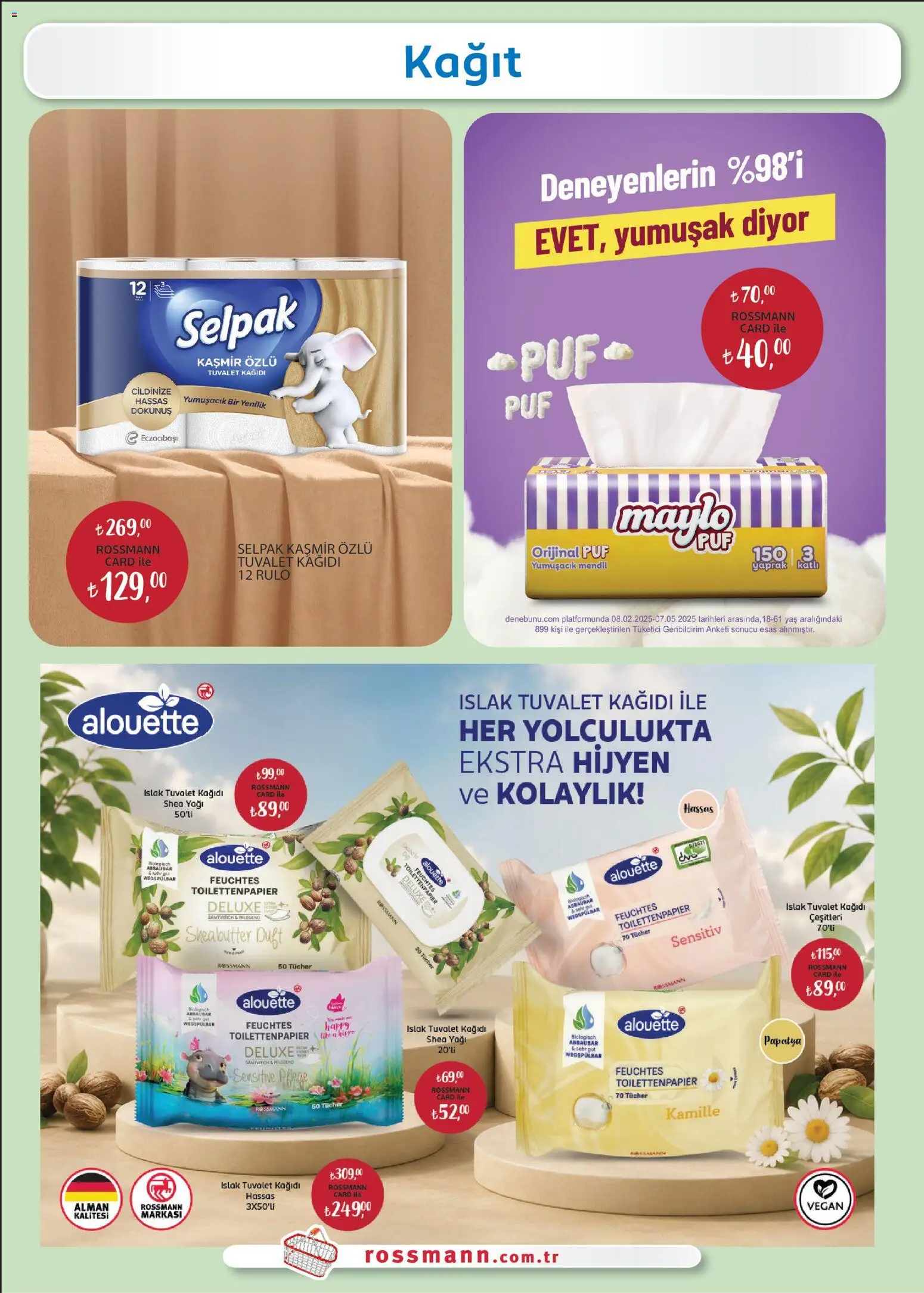 Rossmann - Temmuz Ev & Yaşam Kataloğu - 01 Temmuz 2026 tarihinden itibaren geçerlidir | Sayfa: 11 | Ürünler: Tuvalet, Mendil, Tuvalet kağıdı