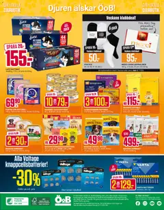 ÖoB erbjudanden - Förhandsvisning av reklamblad från butik ÖoB aktuell från 18.05.2026 | Sida: 12 | Produkter: Batterier, Ring, Papper, Hundmat