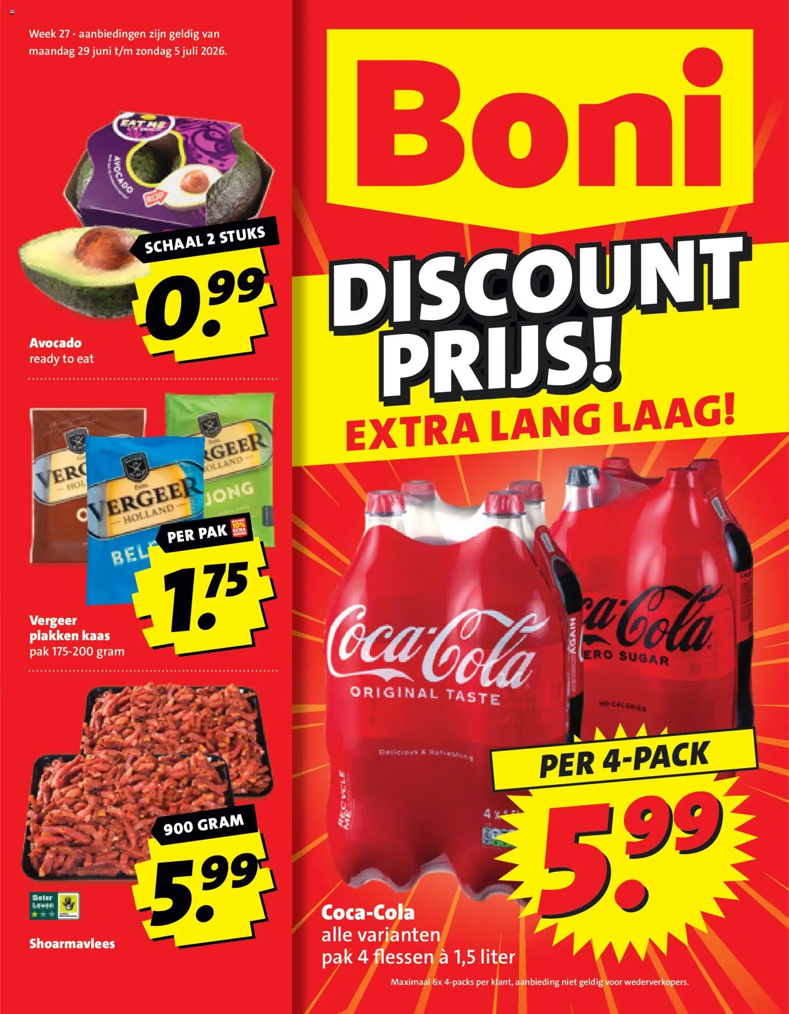 {H1} | Pagina: 1 | Producten: Avocado, Kaas, Schaal