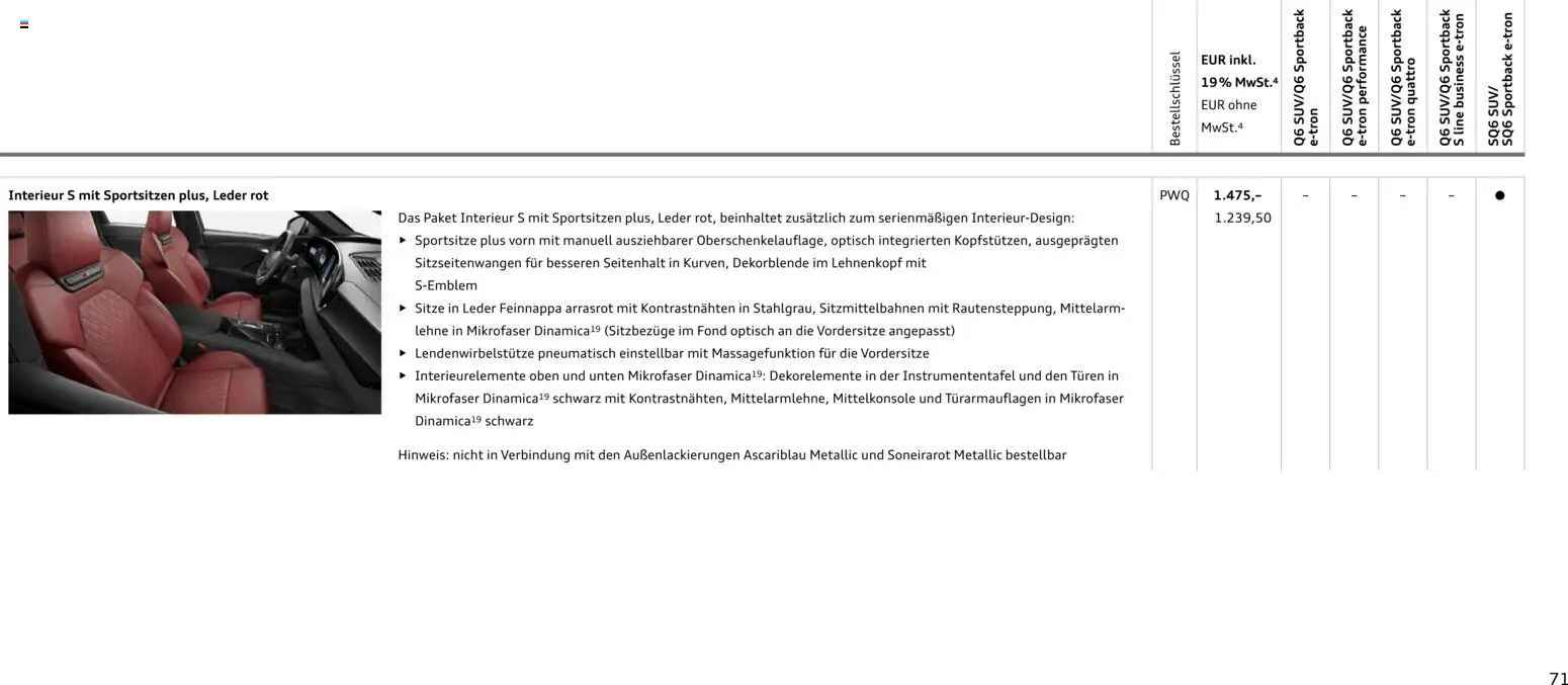 Audi Prospekt 	 – gültig ab 28.10.2025 | Seite: 71