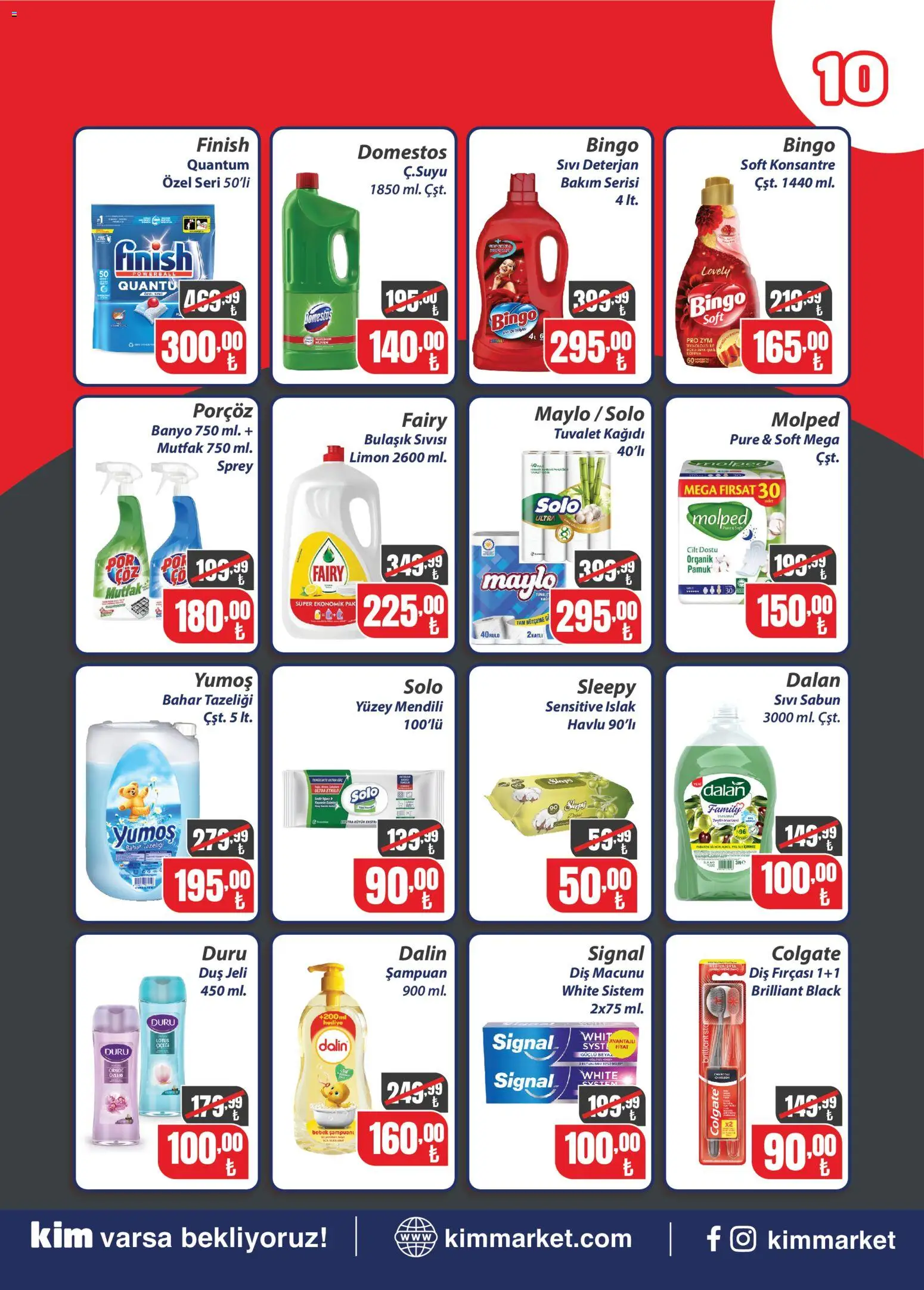 Kim Market Katalog - Marmara Insert - 19 Ekim 2026 tarihinden itibaren geçerlidir | Sayfa: 10 | Ürünler: Şampuan, Sabun, Limon, Tuvalet kağıdı
