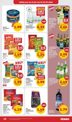 Penny Markt - Flugblatt ab 24.09.2026 gültig | Seite: 13 | Produkte: Chips, Salz, Wein