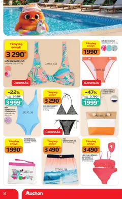 Auchan Nyári extra ajánlataink - amely érvényes a következő dátumtól: 11.06.2026 | Oldal: 8