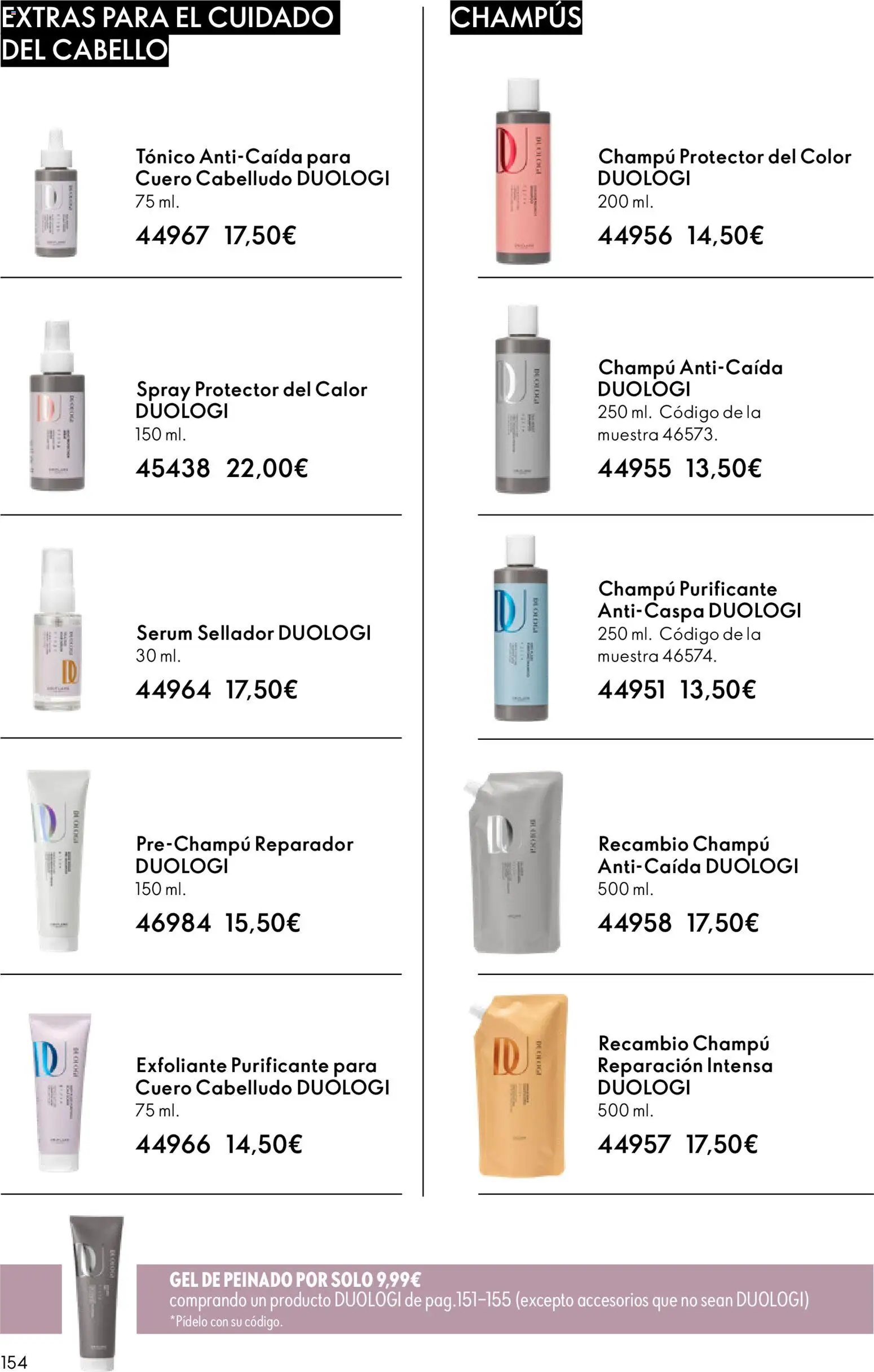 Oriflame - Catálogo Campaña 4 │ válido desde el 11.03.2026 | Página: 154 | Productos: Champú, Sérum, Γαύρος