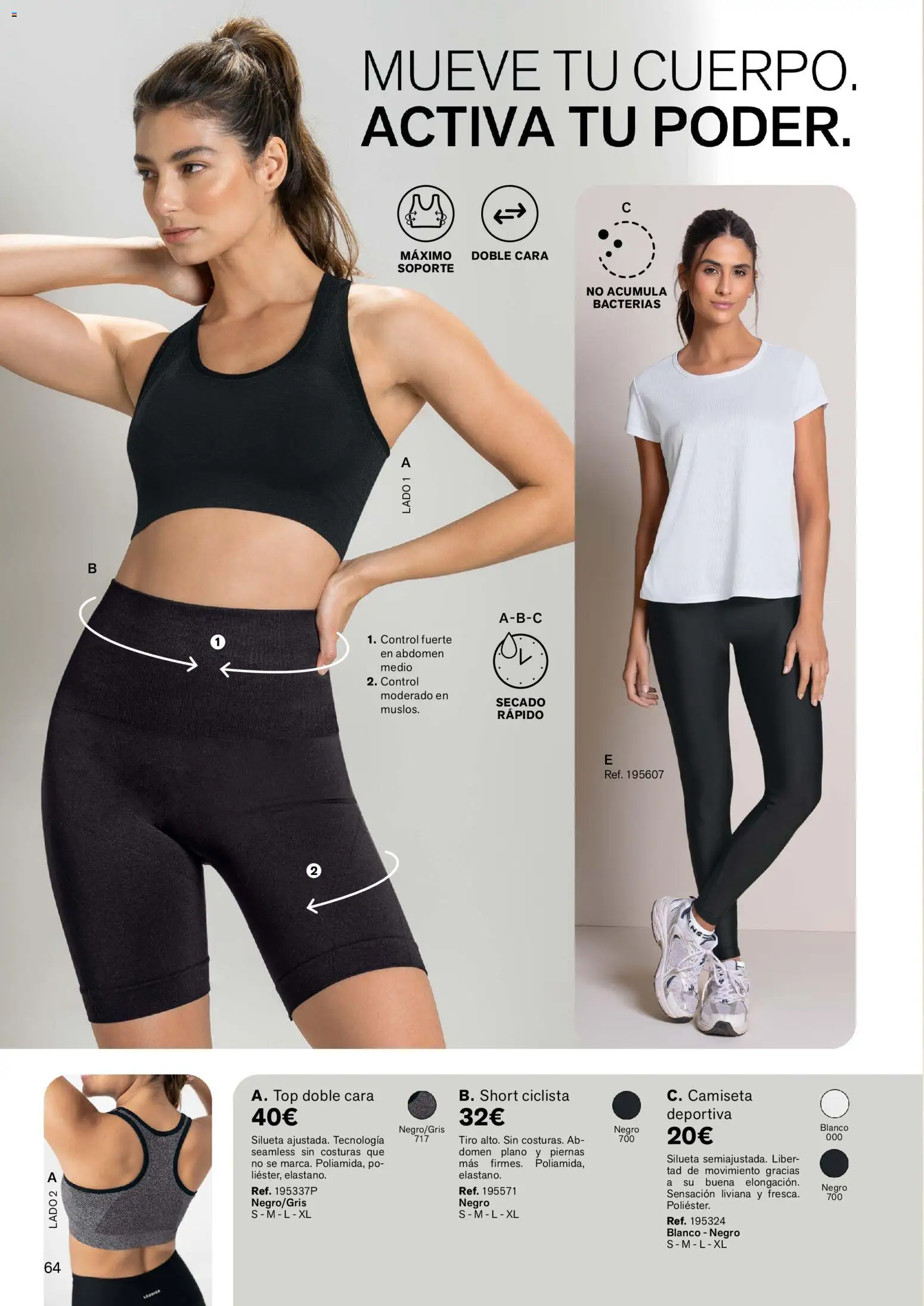 Leonisa folleto │ válido desde el 01/07/2026 | Página: 66 | Productos: Camiseta deportiva, Top doble cara