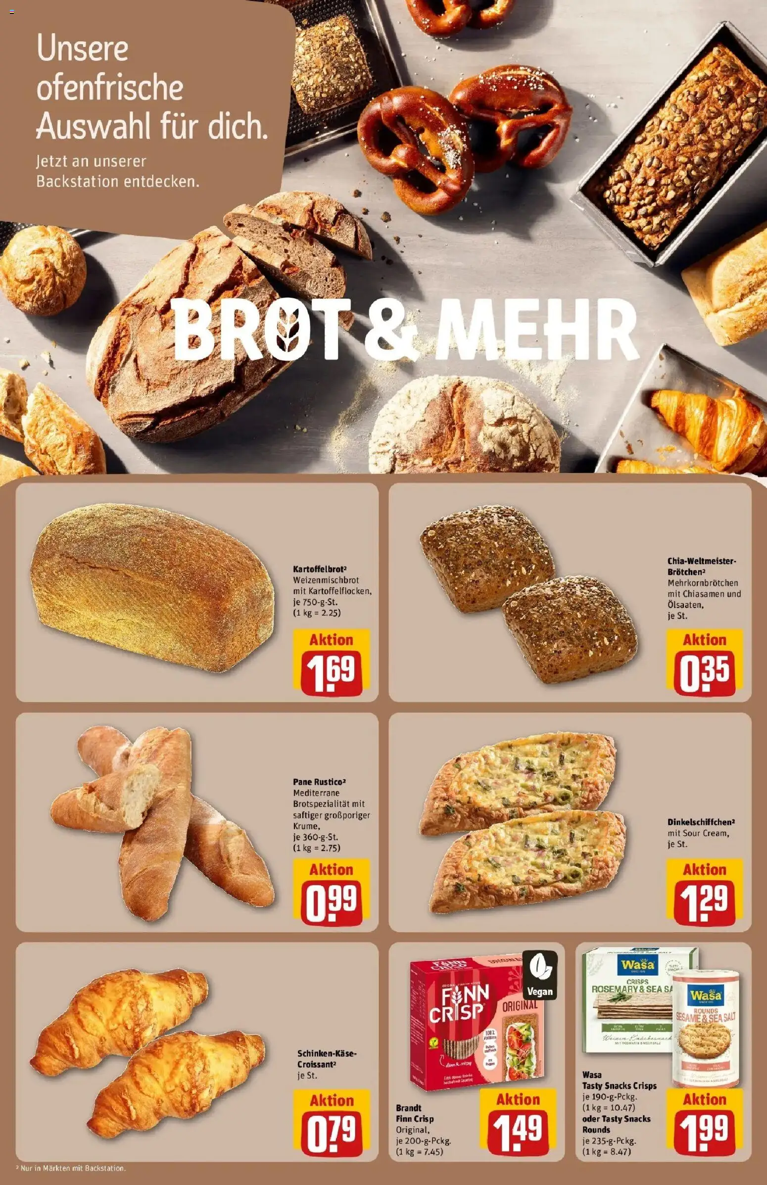 REWE Prospekt ab 12.10.2026 zum Blättern » Angebote | Seite: 9 | Produkte: Pane, Ofenfrische, Brot