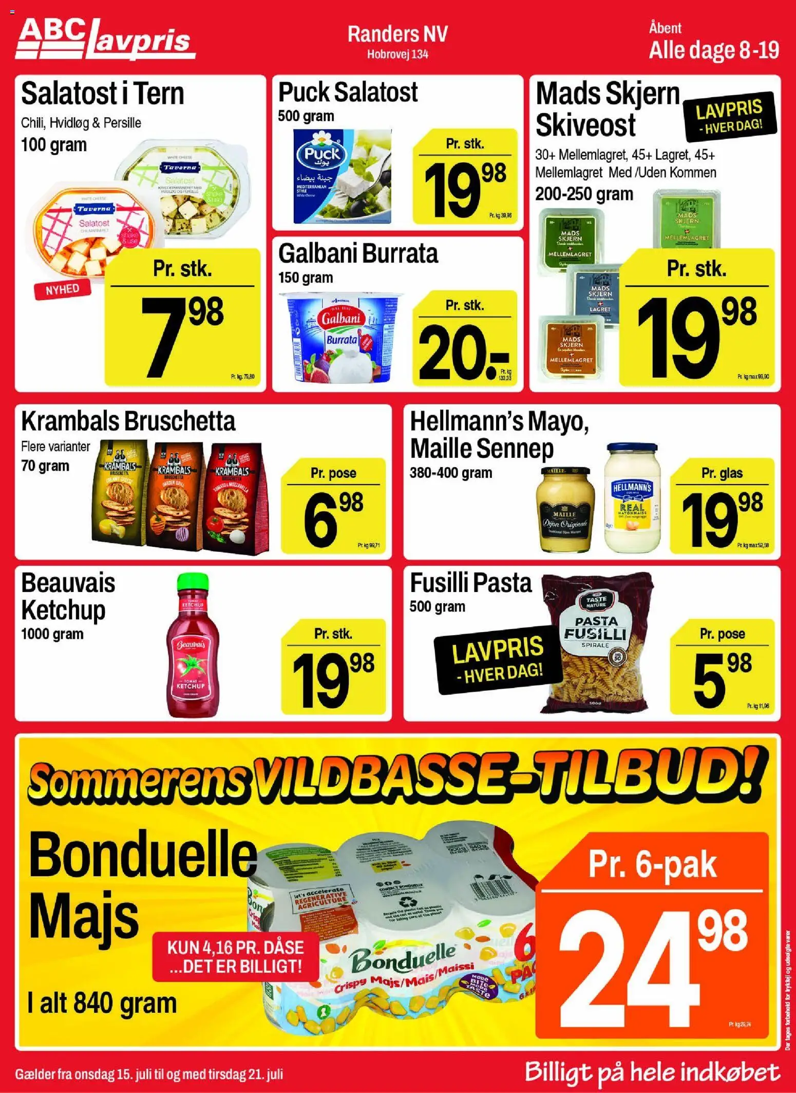 Abc Lavpris tilbudsavis – gyldig fra 15/07/2026 | Side: 3
